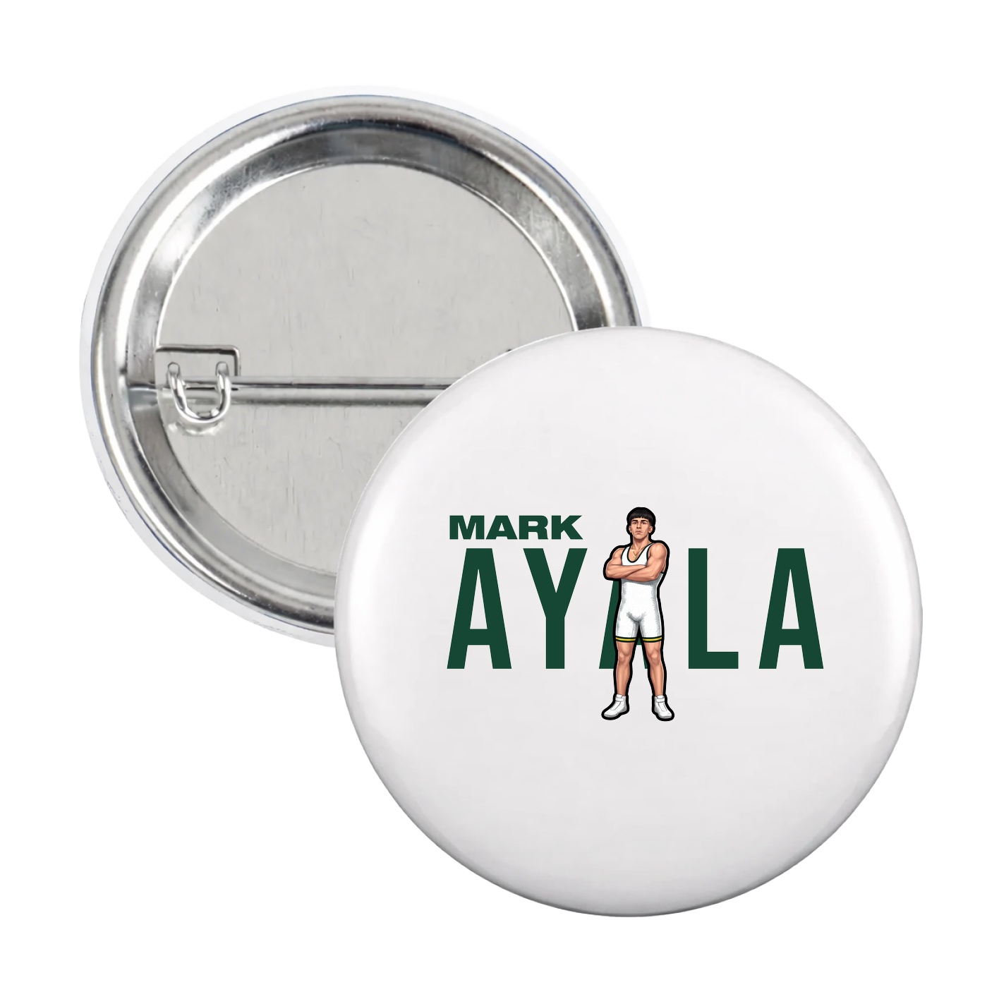 Game Day Button — Player Name in White