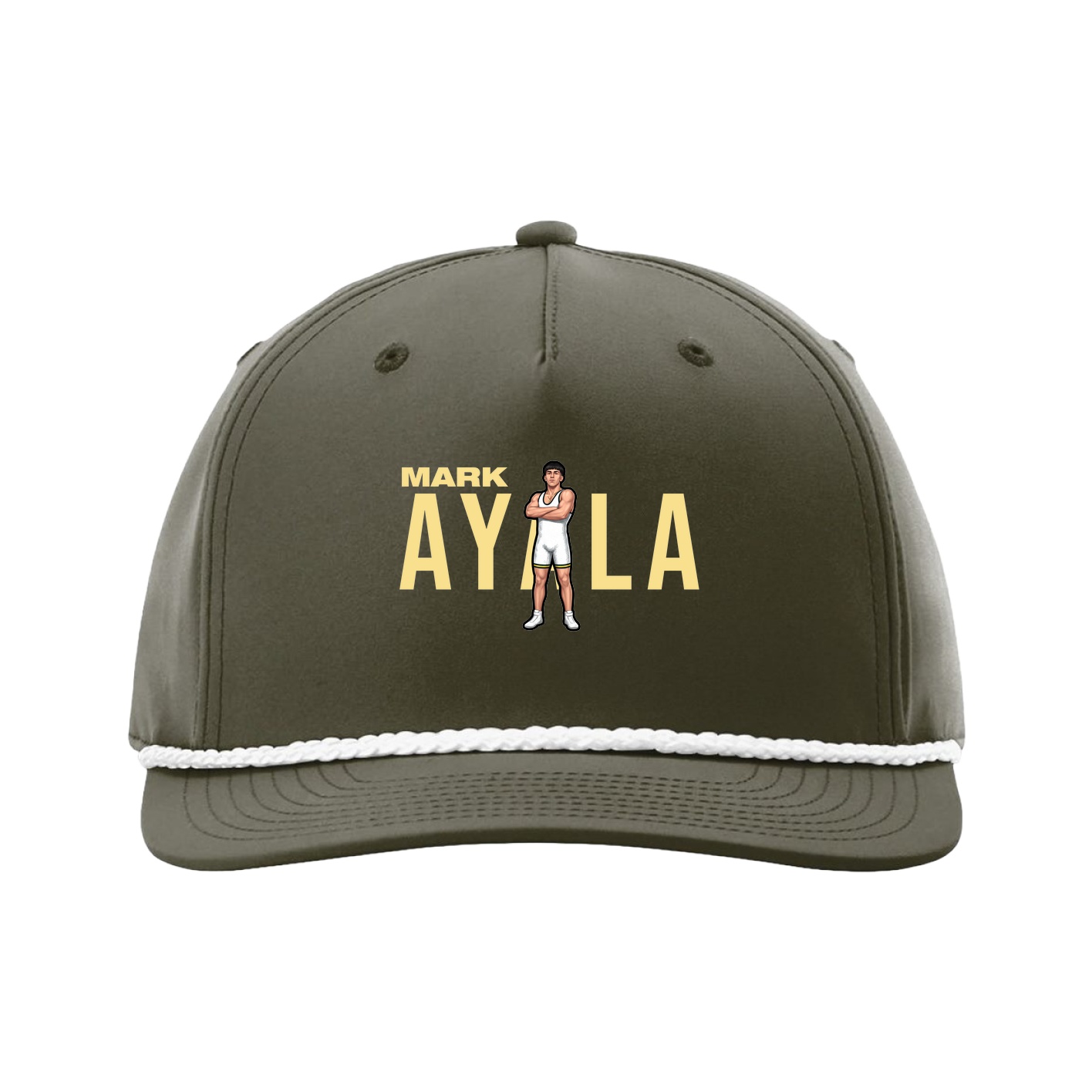 Five-Panel Classic Rope Cap — Player Name in Green