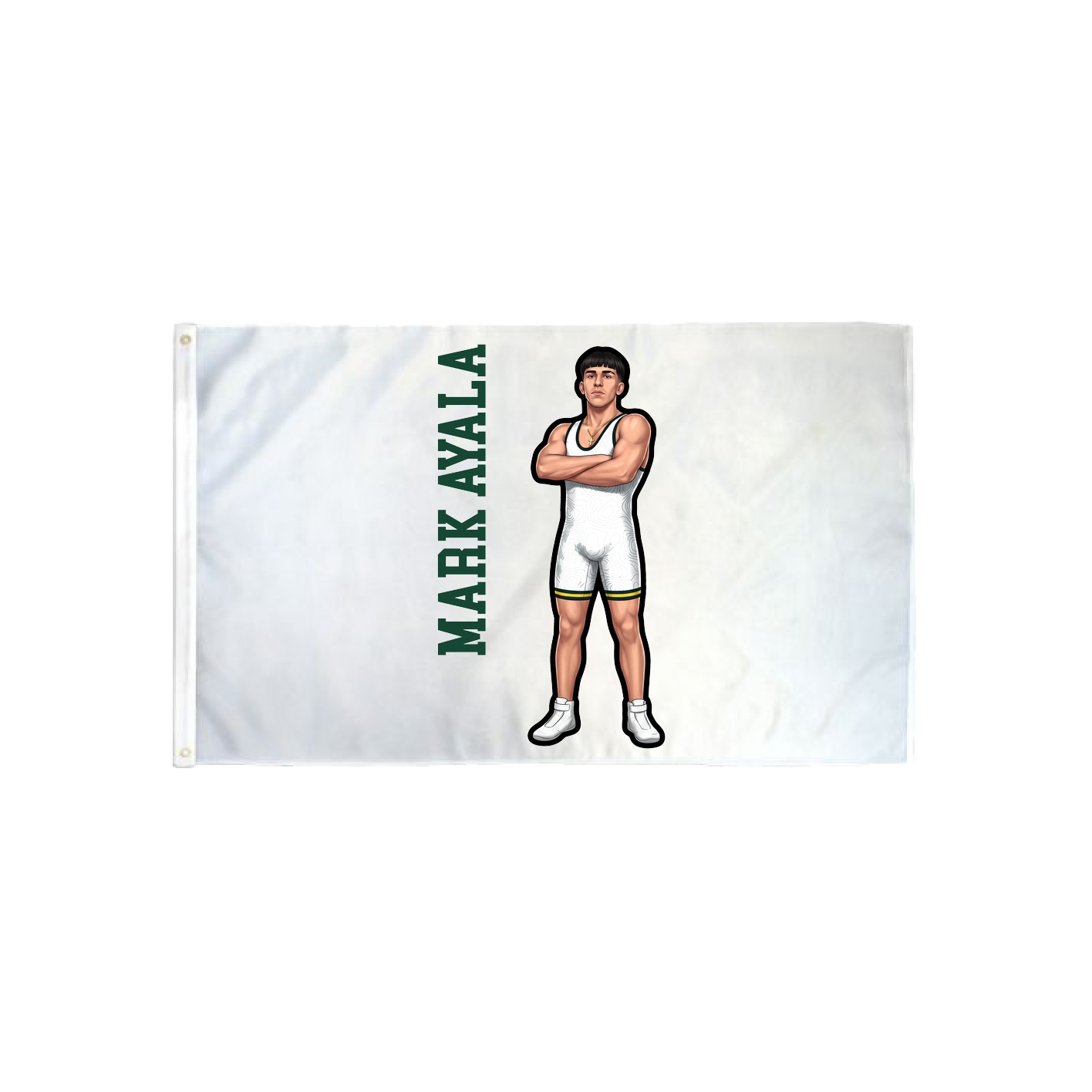 3x5 Flag — Name Vertical in Classic