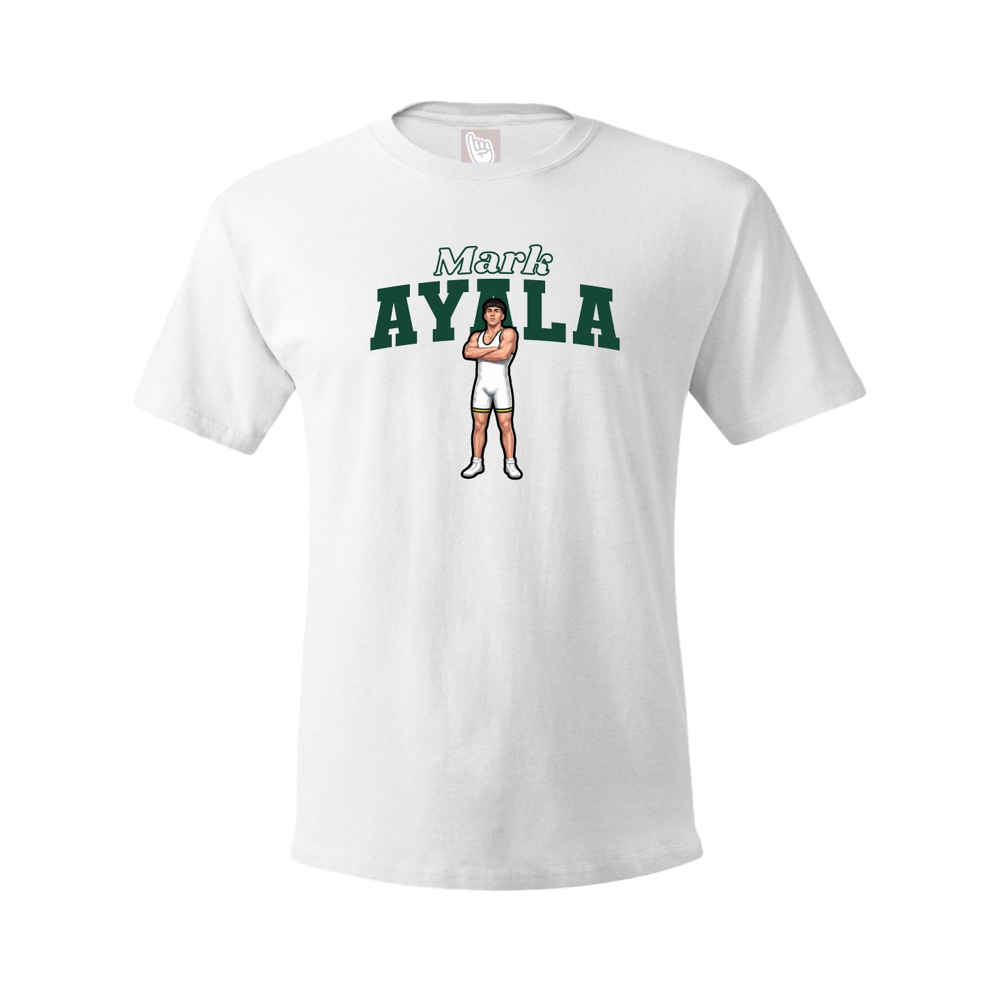 Tee — Name Arch in White