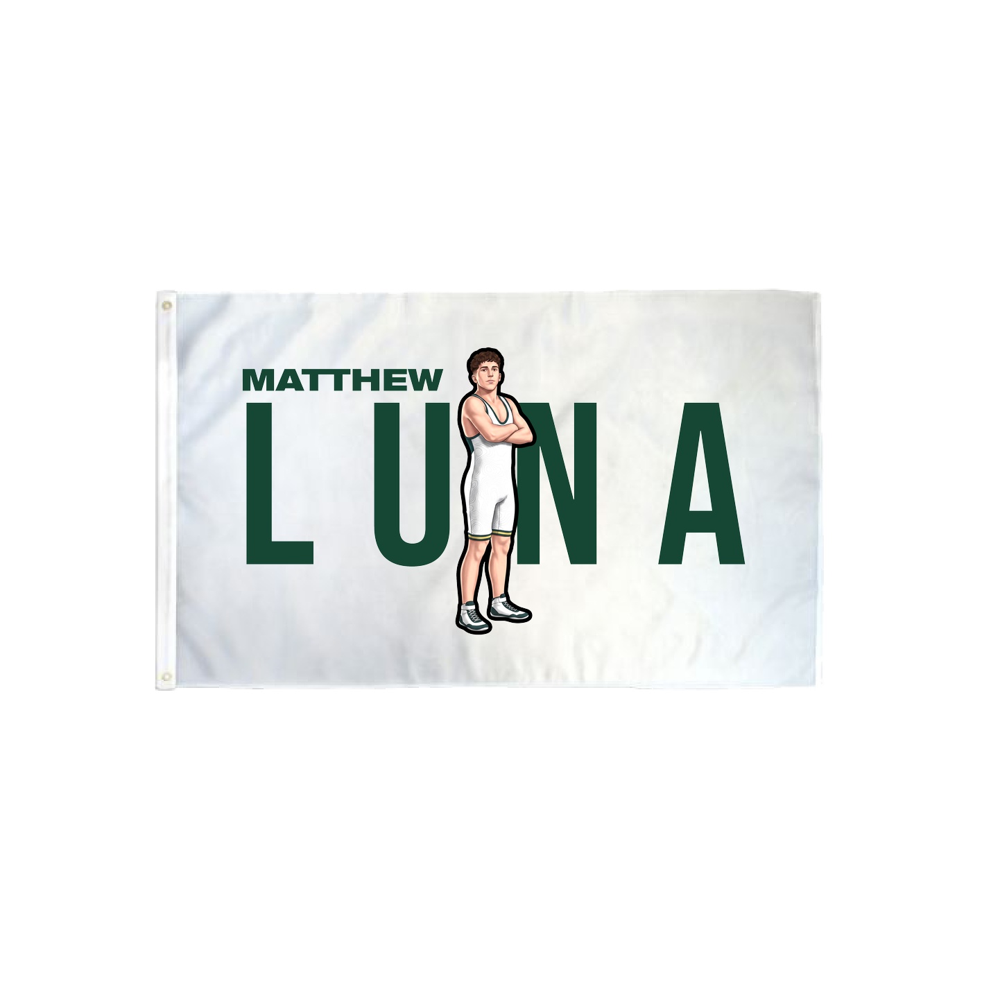 3x5 Flag — Player Name in Classic