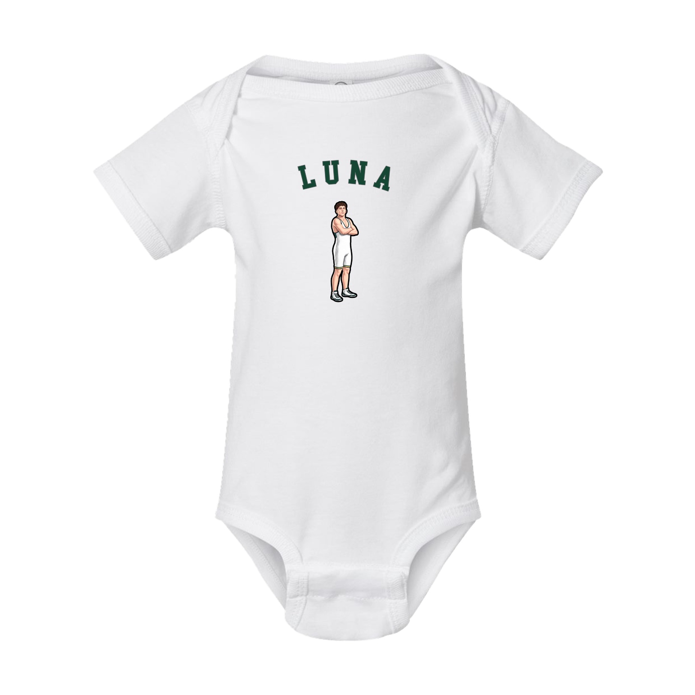 Baby Onesie — Shirsey Arch in White