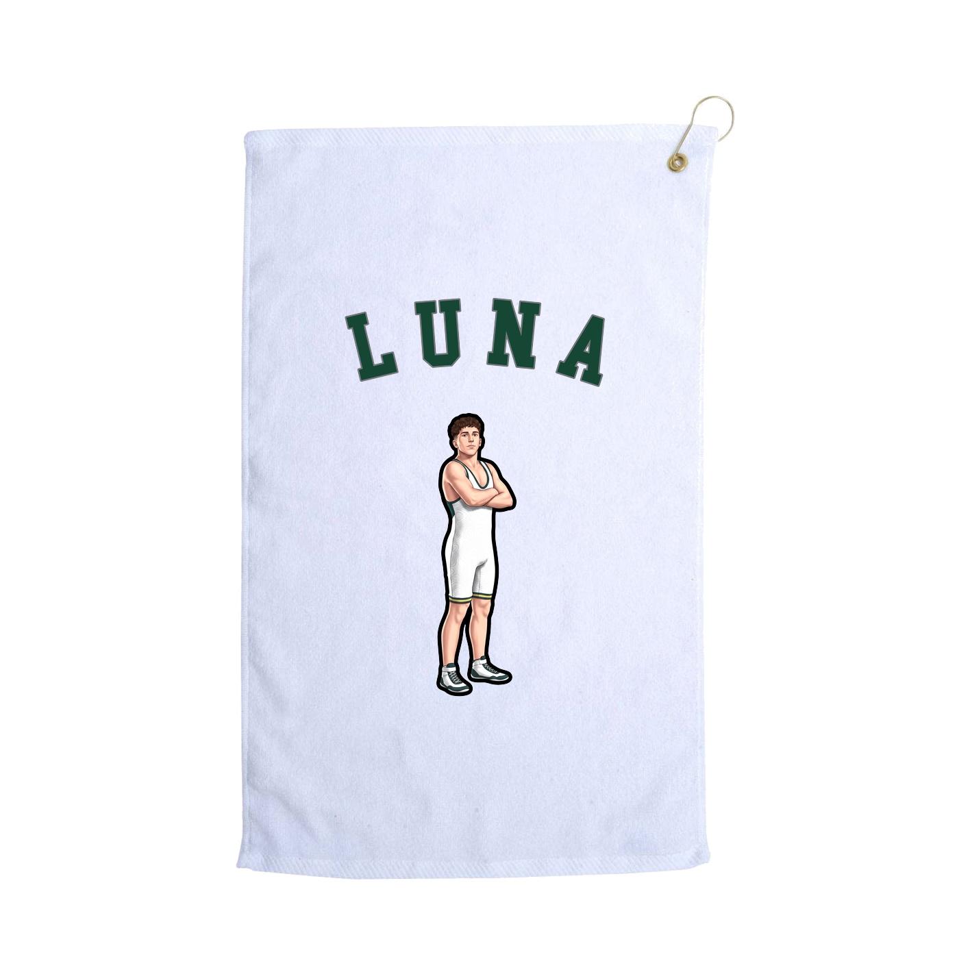 Golf Towel — Shirsey Arch in White