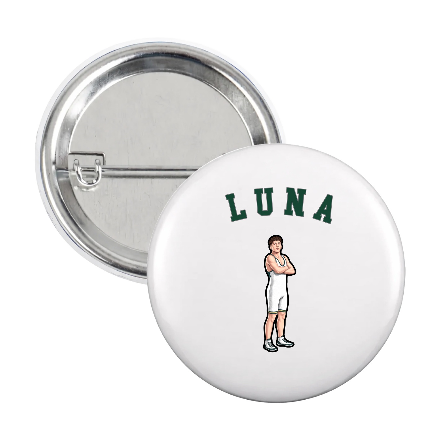 Game Day Button — Shirsey Arch in White