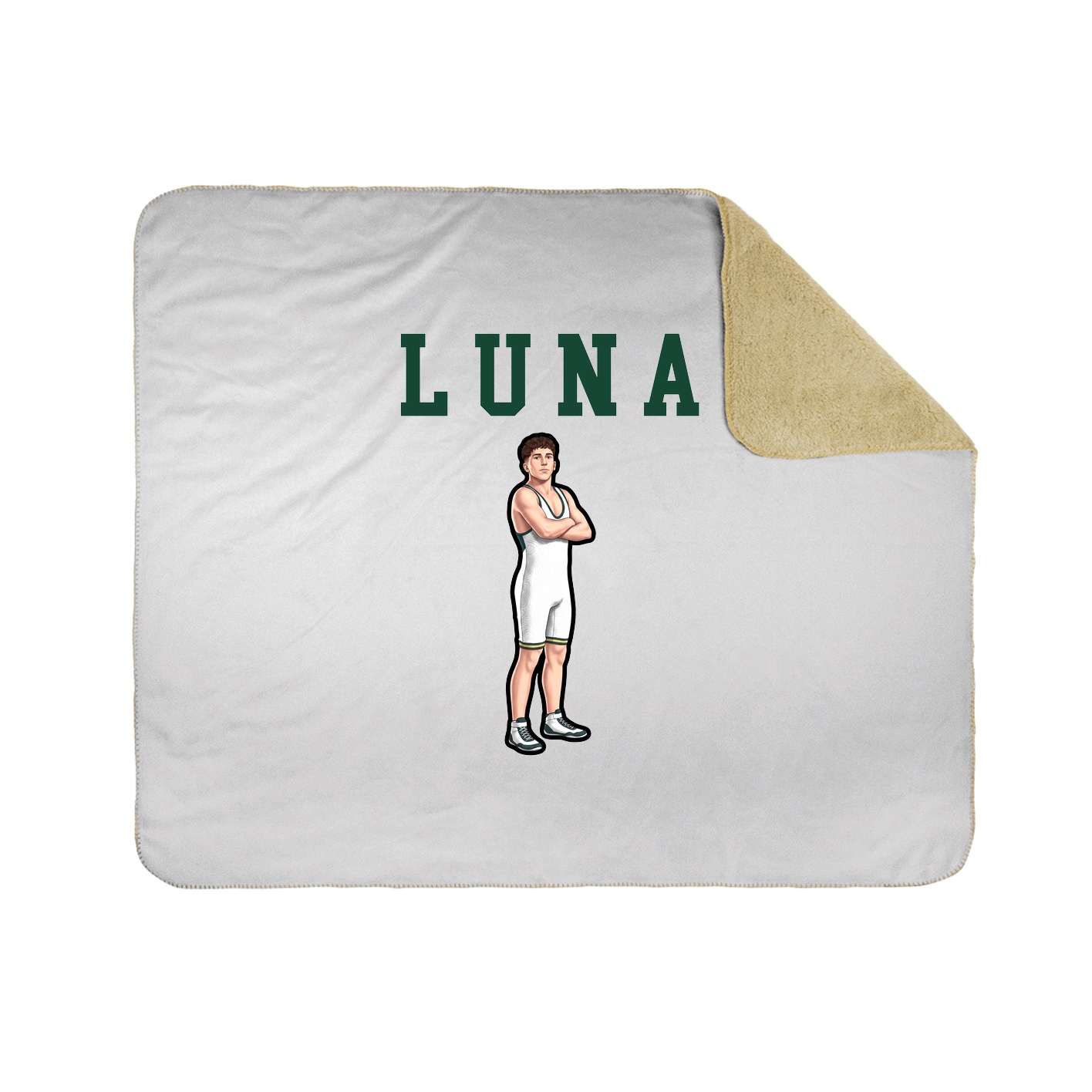 Throw Blanket — Shirsey in White