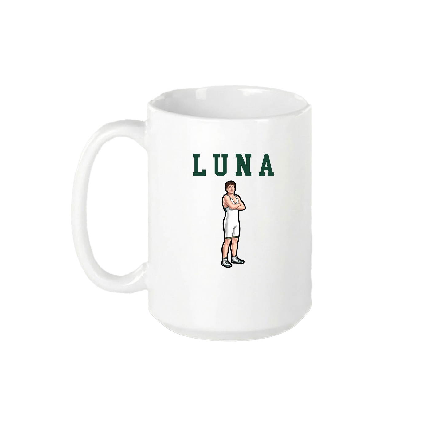 15oz Coffee Mug — Shirsey in White