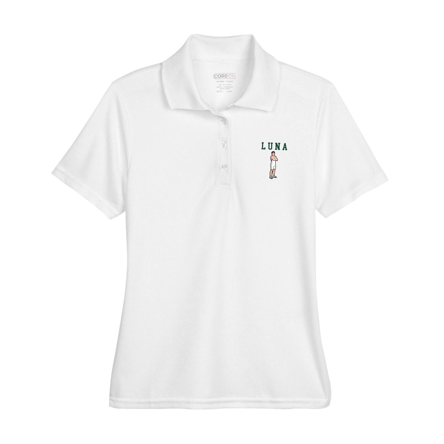 Womens Performance Polo — Shirsey in White
