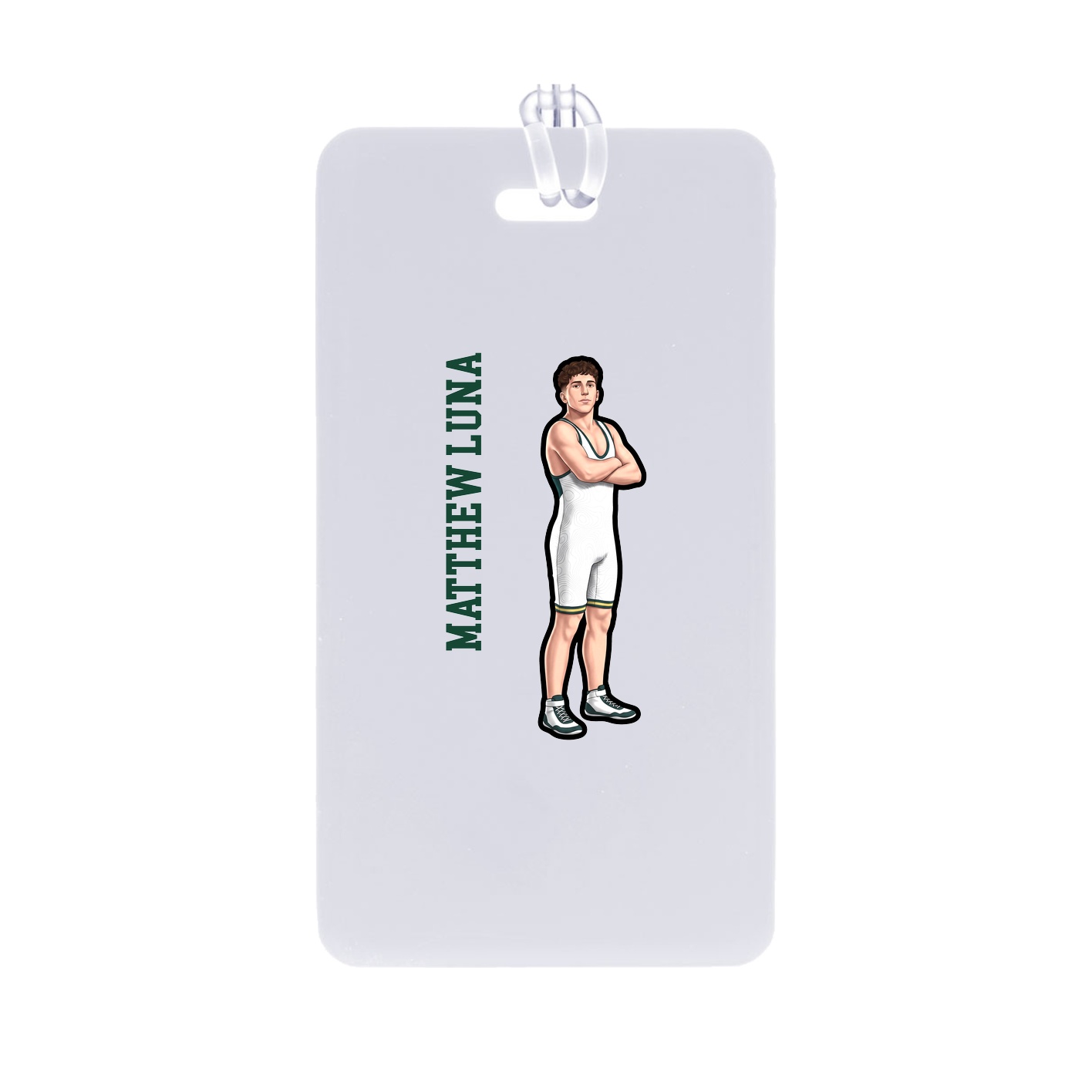 Bag Tag — Name Vertical in Classic