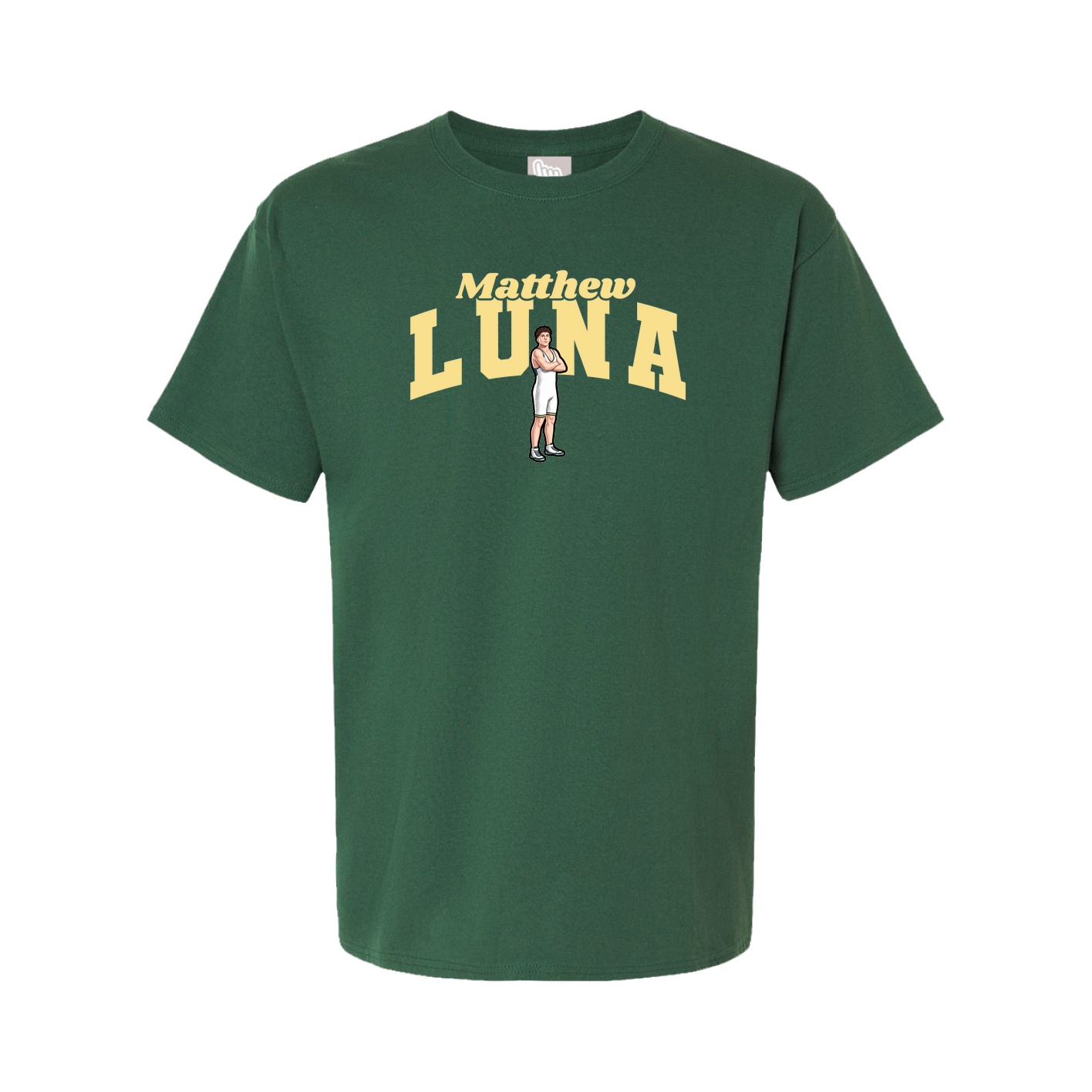 Youth Tee — Signature Arch in Green