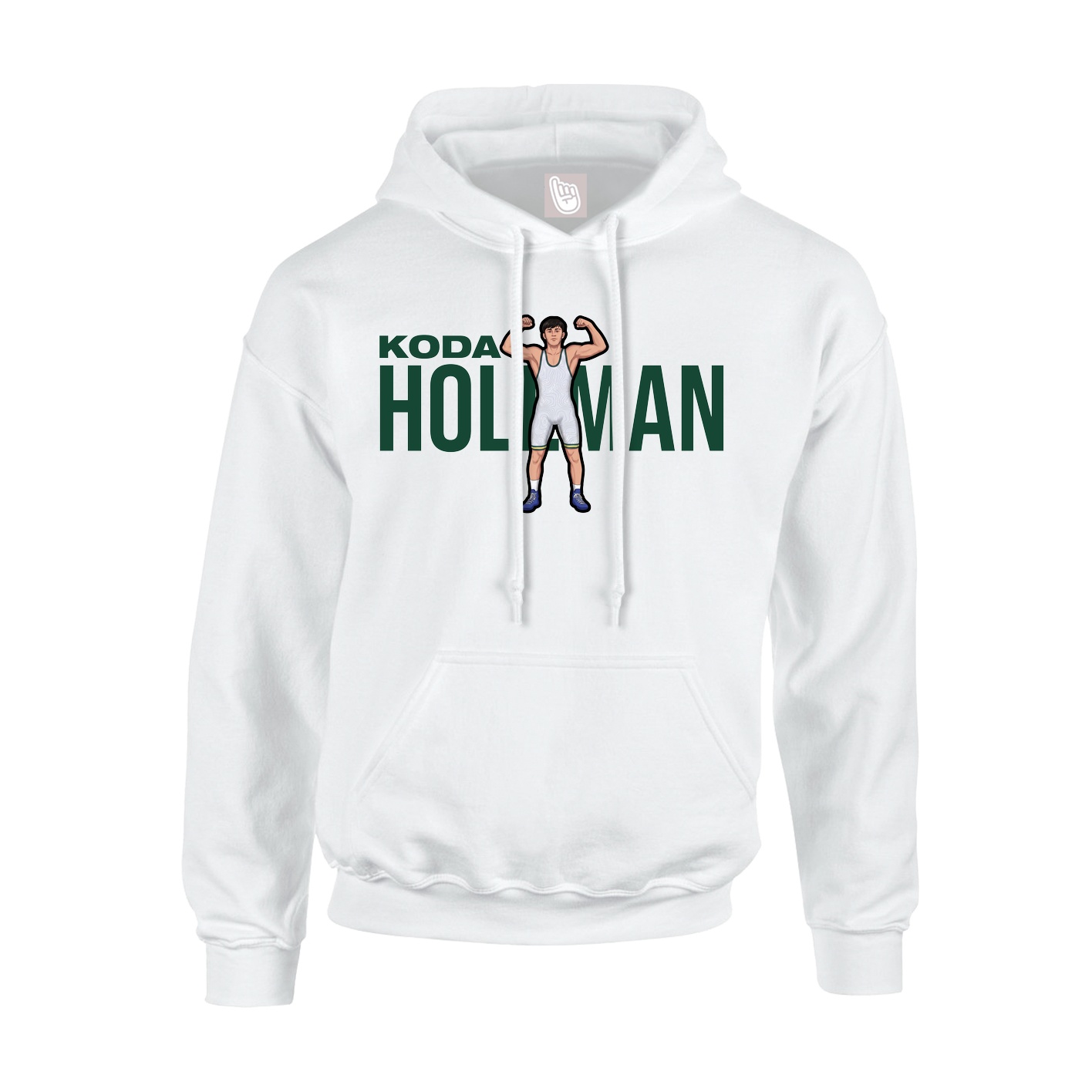 Hoodie — Player Name in White