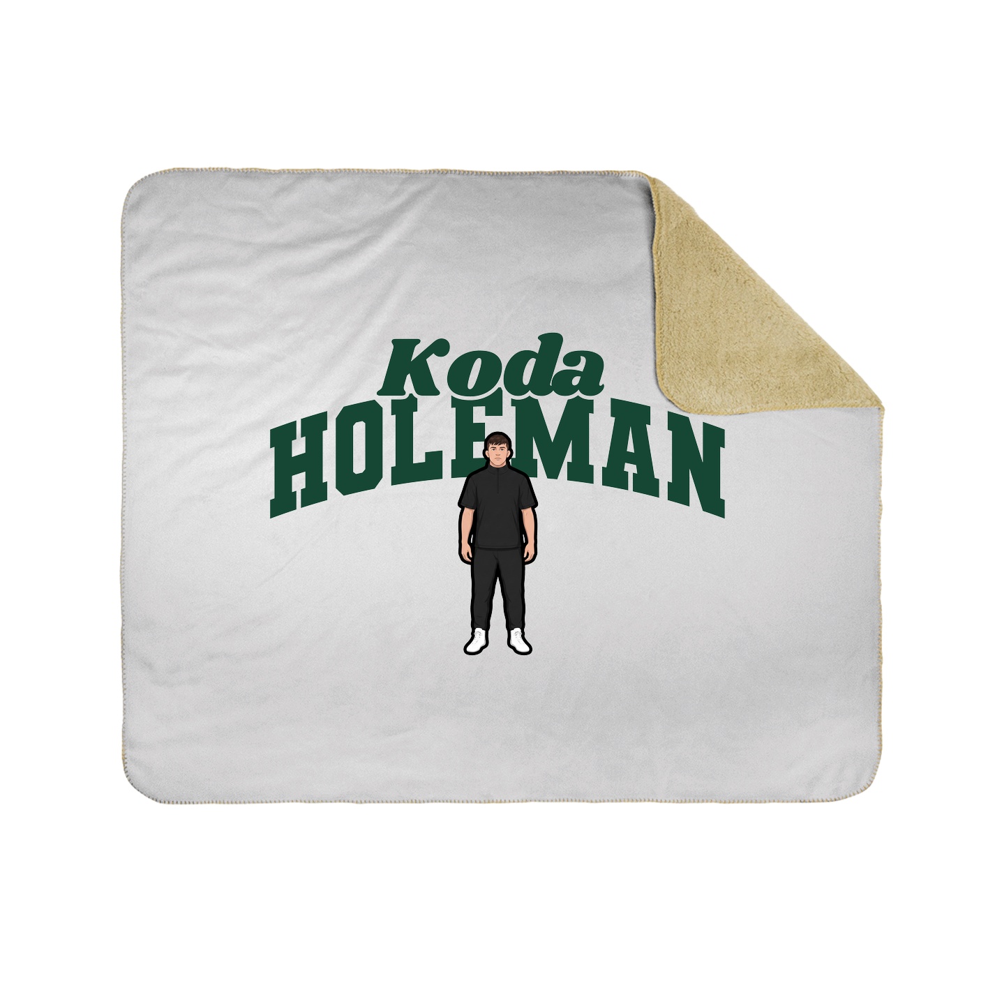 Throw Blanket — Signature Arch in White