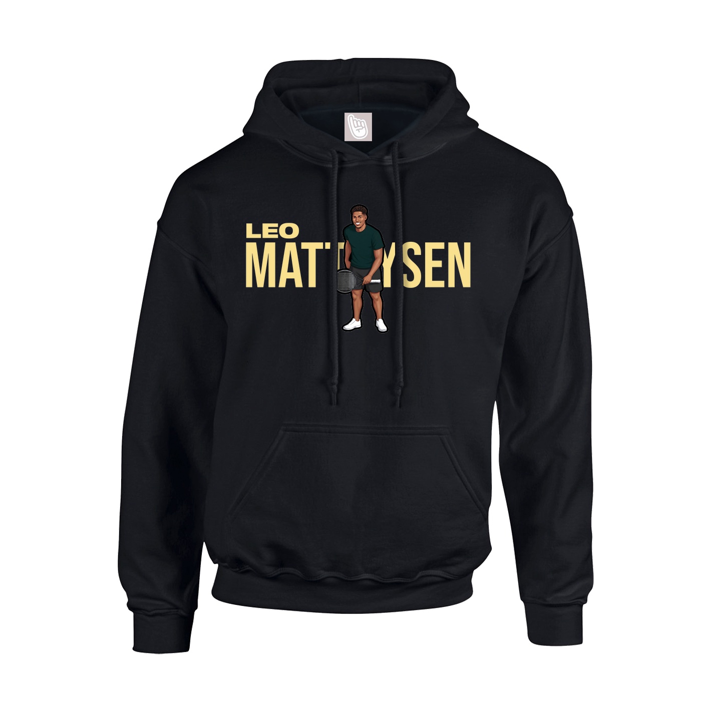 Youth Hoodie — Player Name in Black