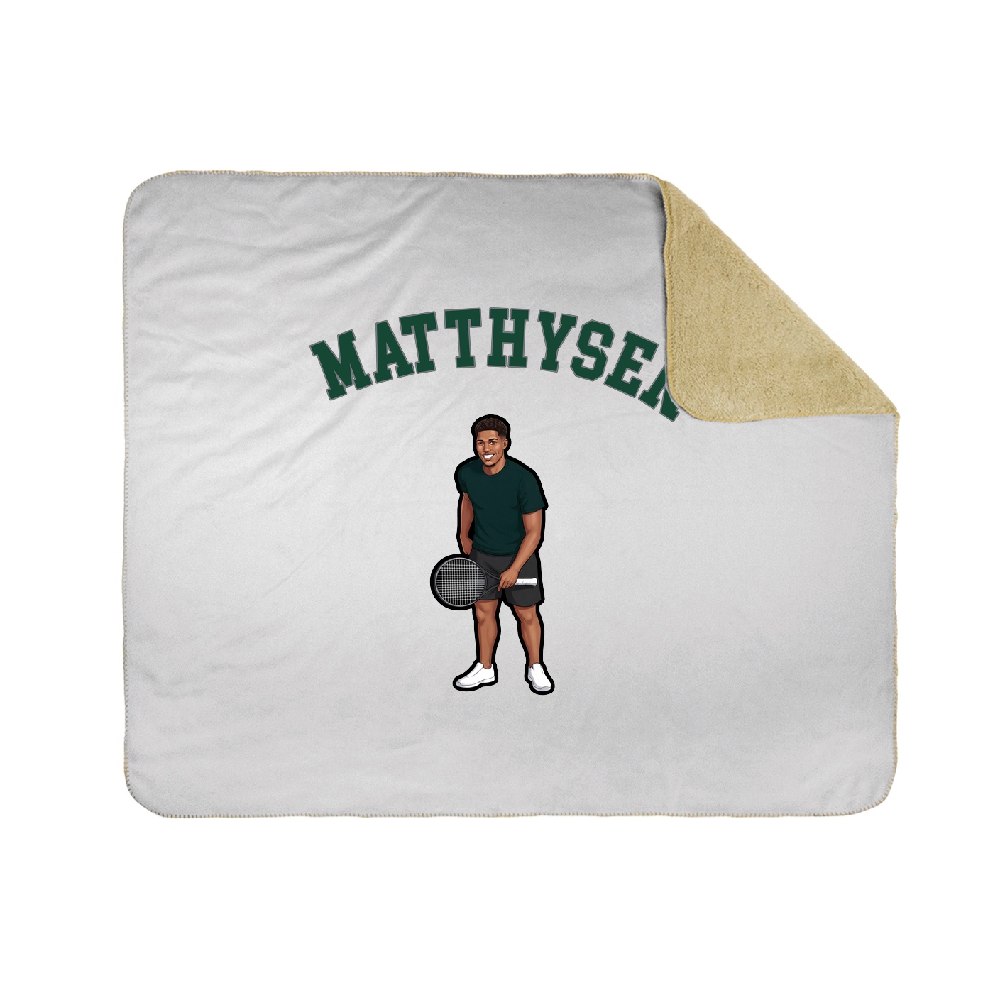 Throw Blanket — Shirsey Arch in White