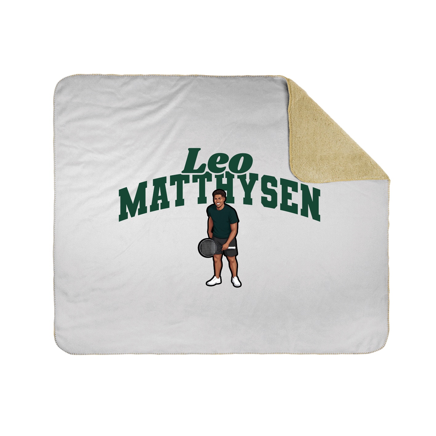 Throw Blanket — Signature Arch in White