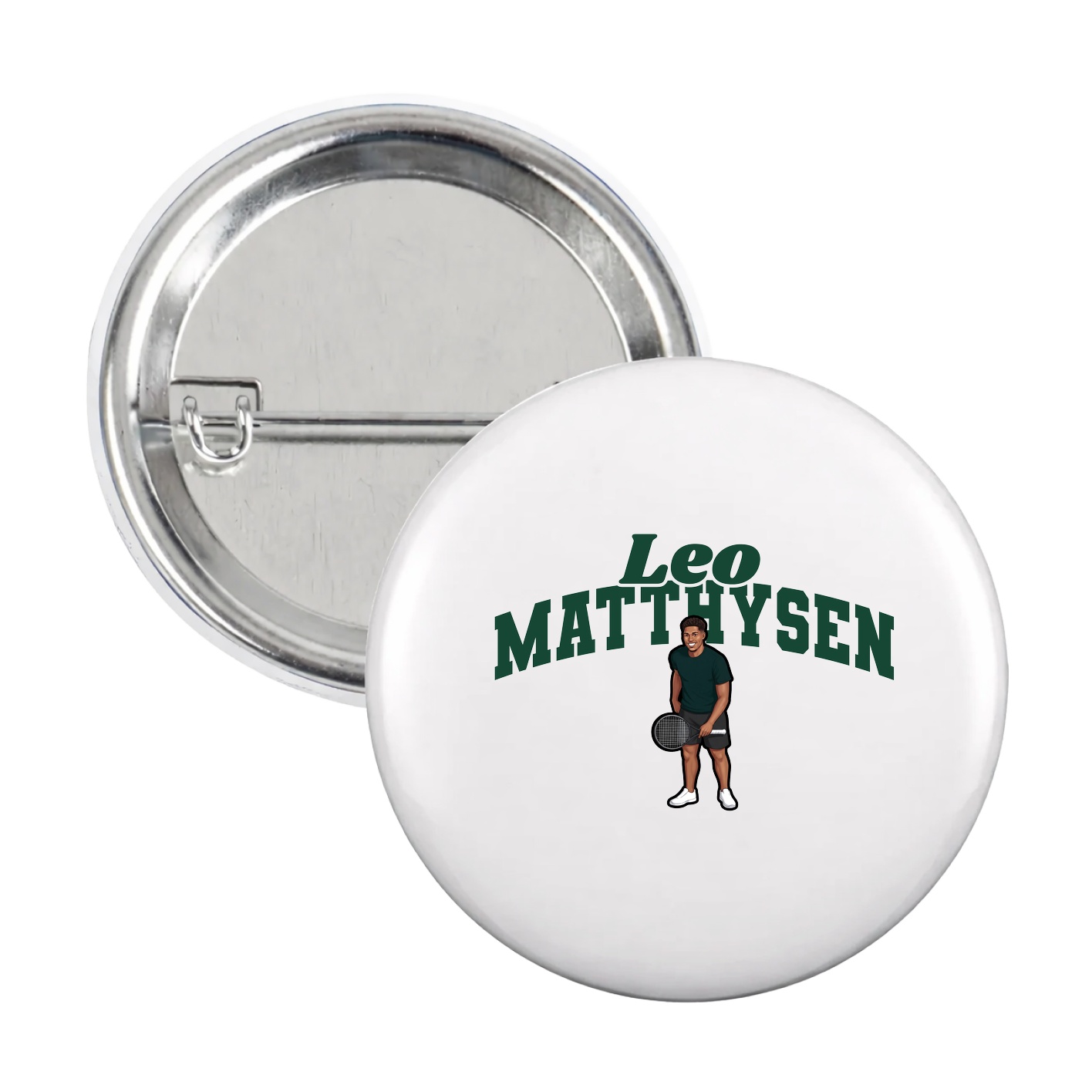 Game Day Button — Signature Arch in White