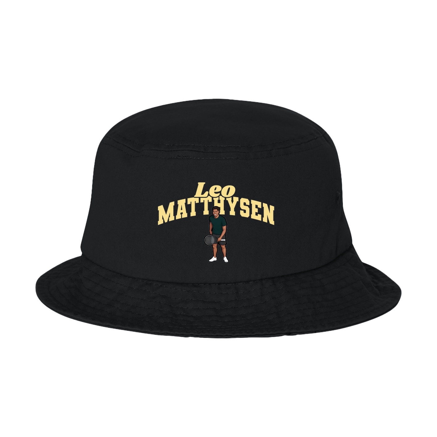Bucket Cap — Signature Arch in Black