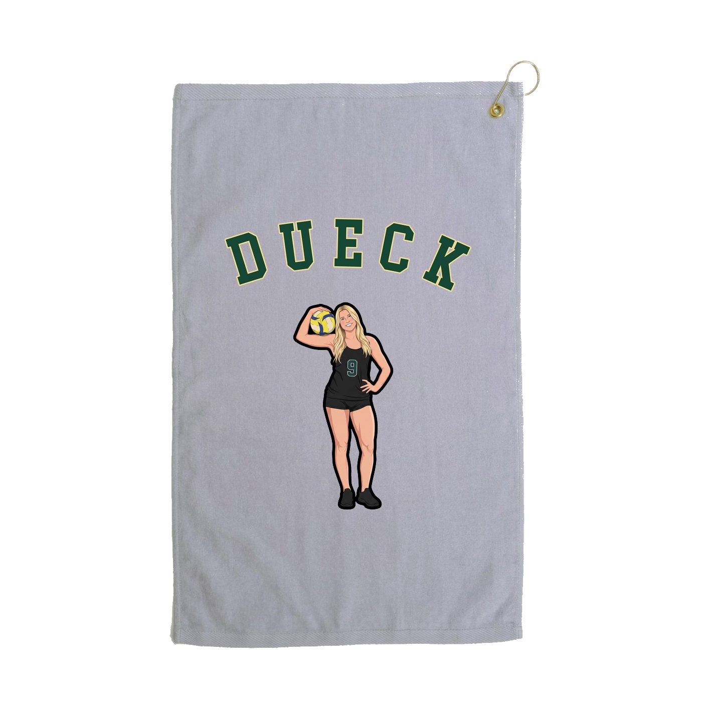 Golf Towel — Shirsey Arch in Grey