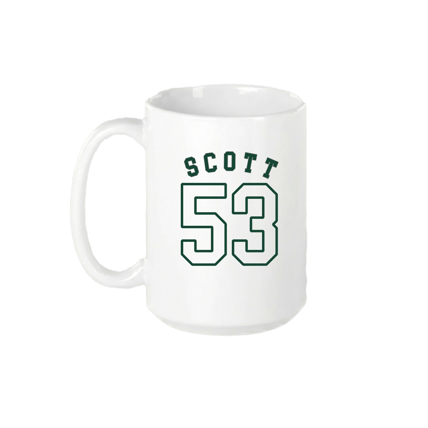 15oz Coffee Mug — Shirsey Arch in White