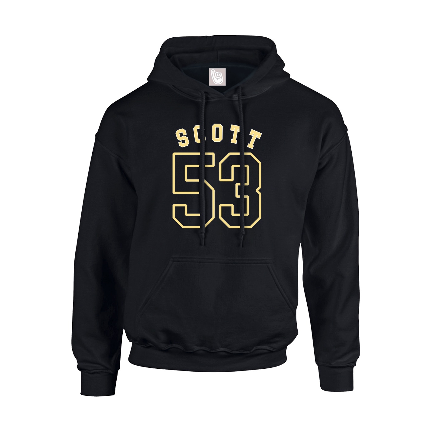 Youth Hoodie — Shirsey Arch in Black