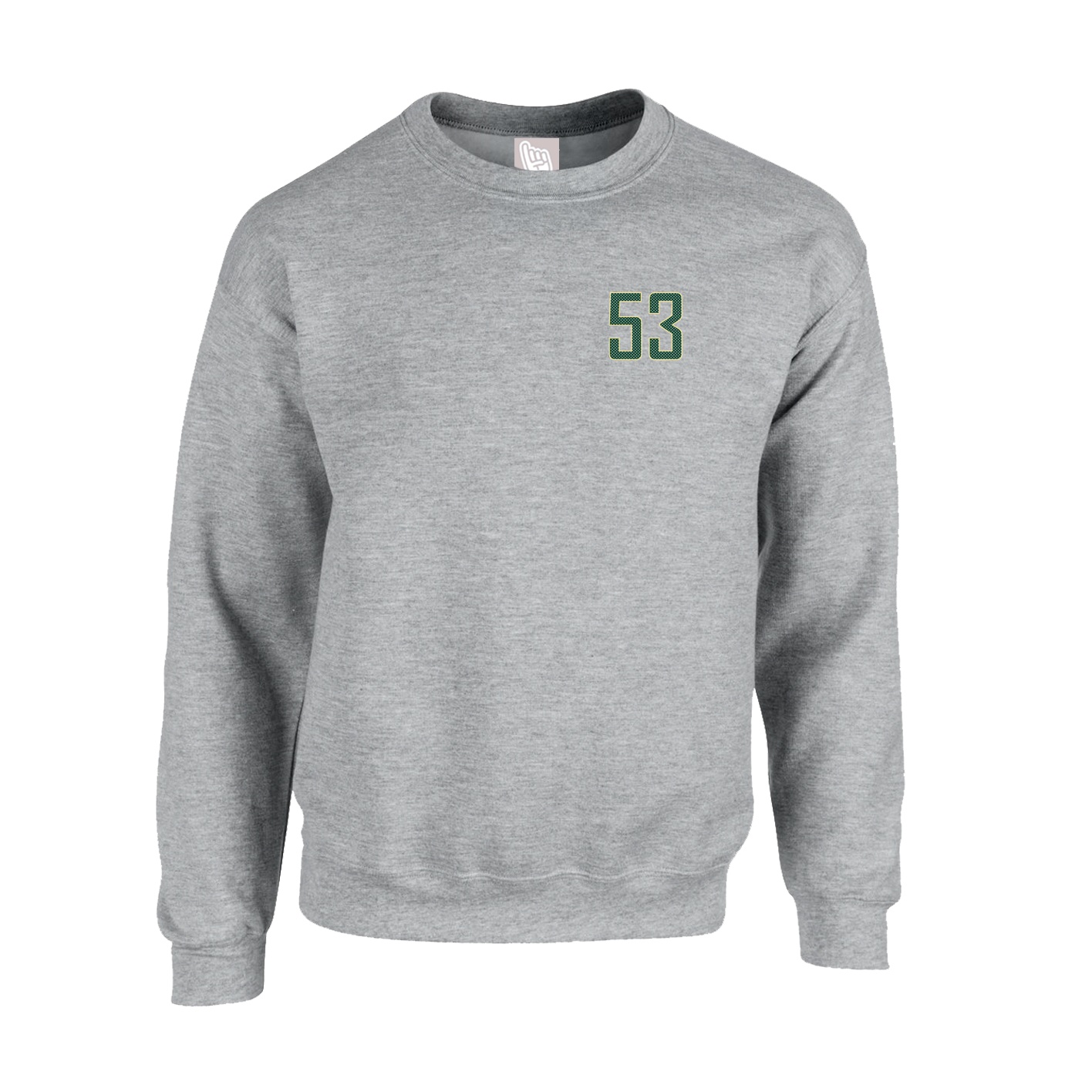 Fleece Crew — Front Shirsy in Grey