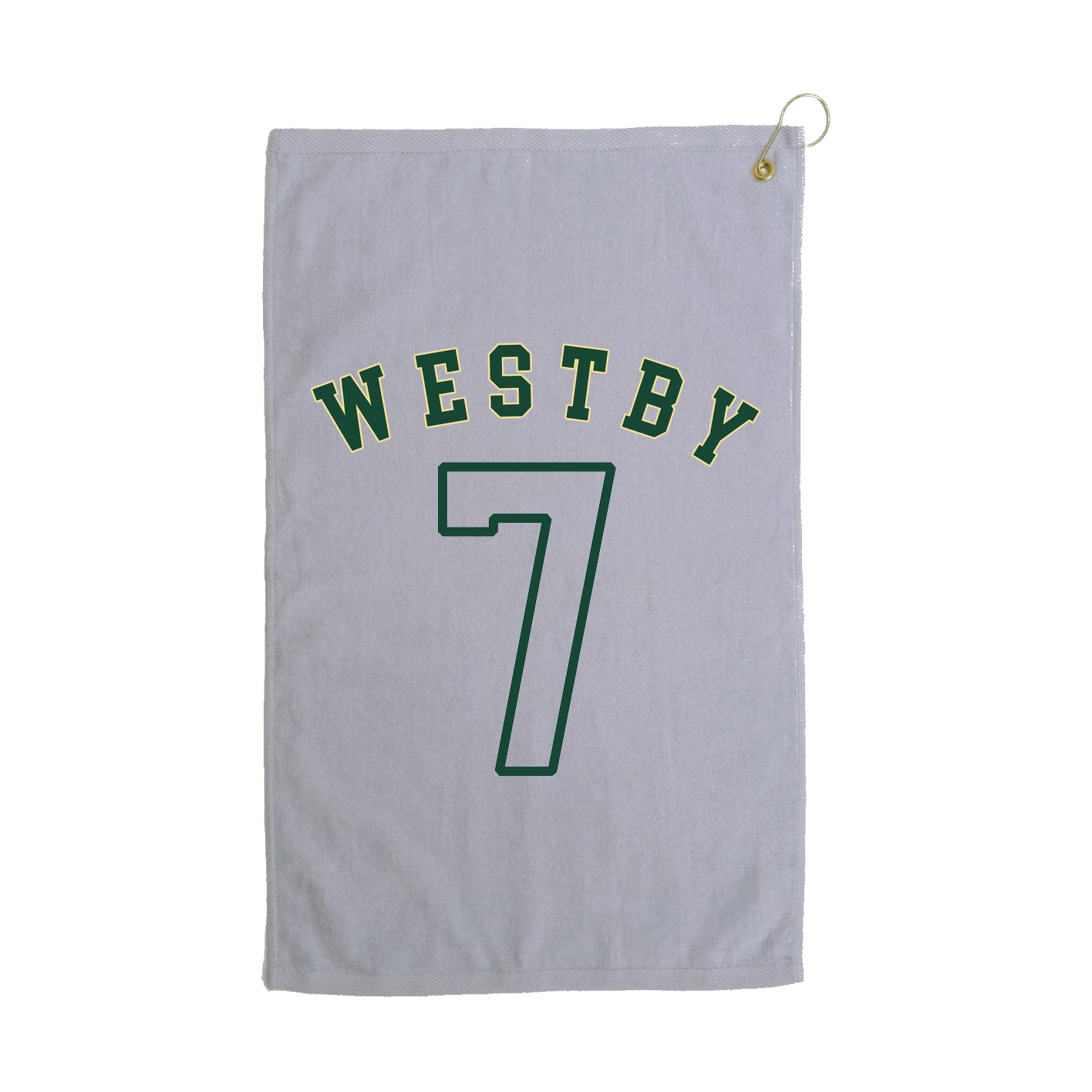 Golf Towel — Shirsey Arch in Grey