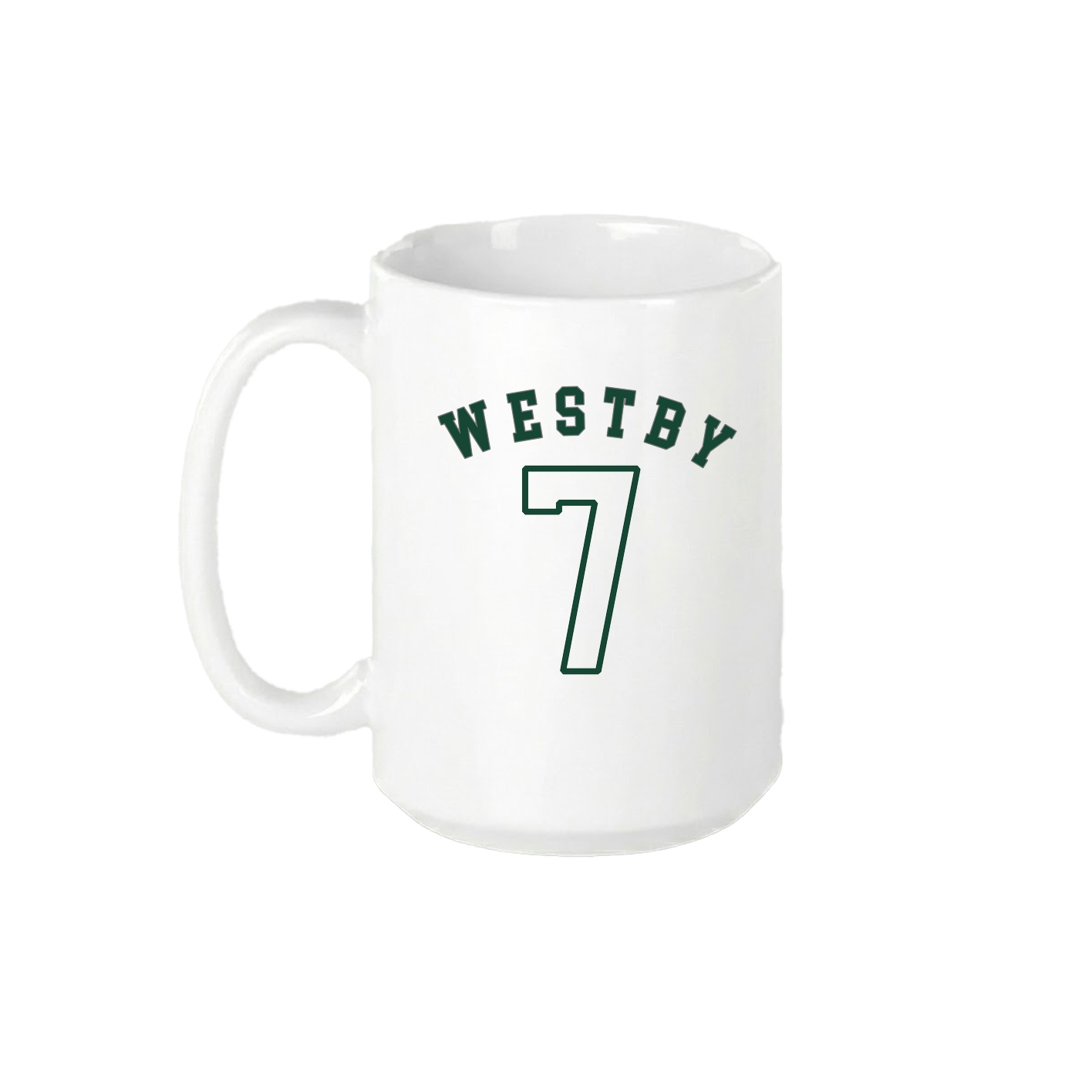 15oz Coffee Mug — Shirsey Arch in White