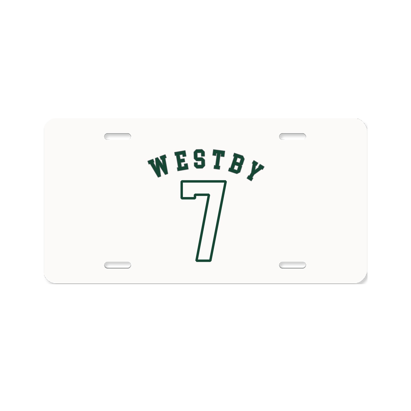 License Plate — Shirsey Arch in Classic