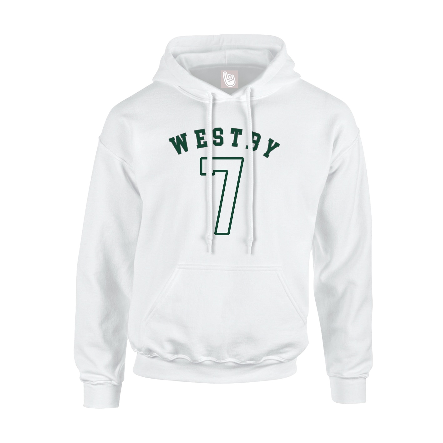 Hoodie — Shirsey Arch in White