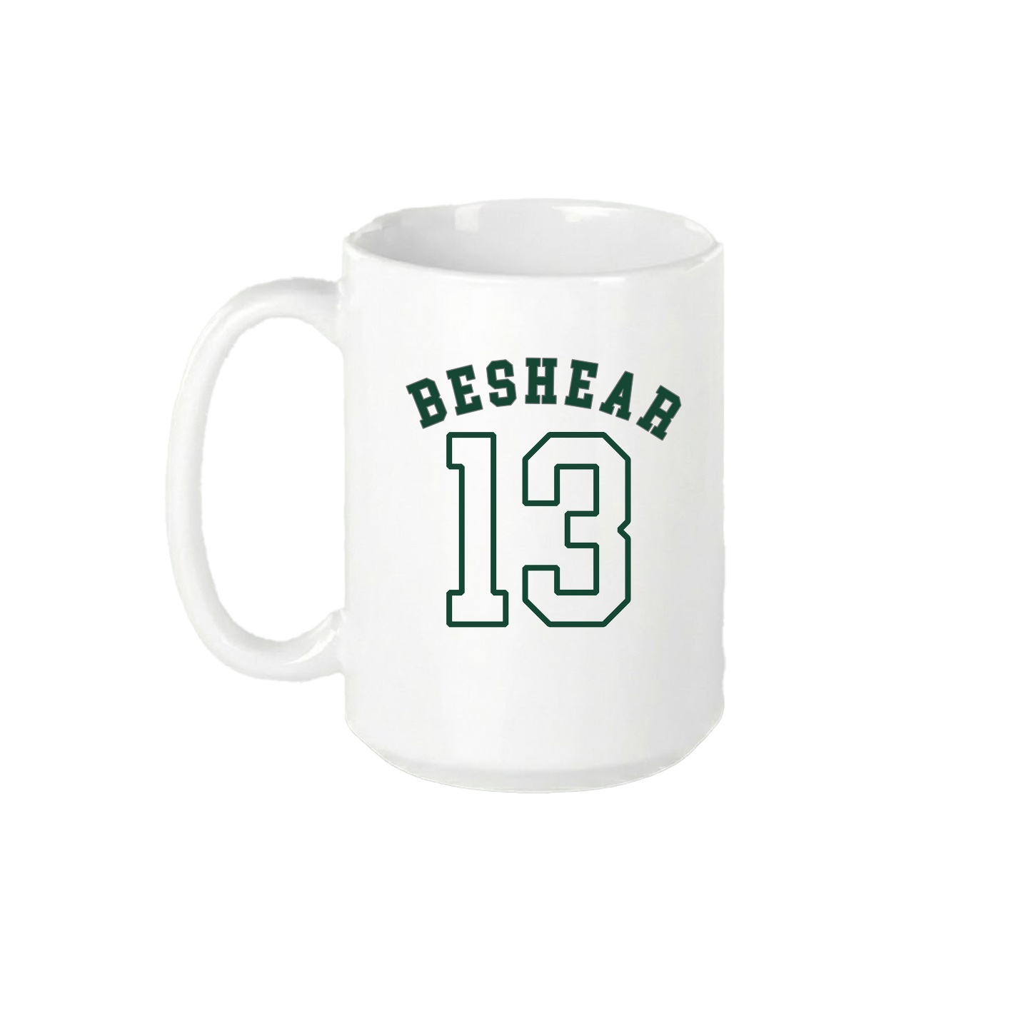 15oz Coffee Mug — Shirsey Arch in White