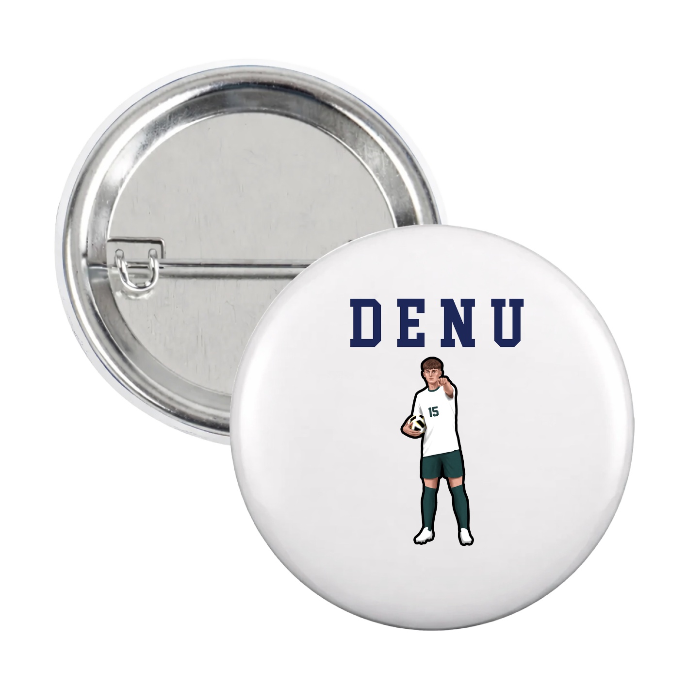 Game Day Button — Shirsey in White