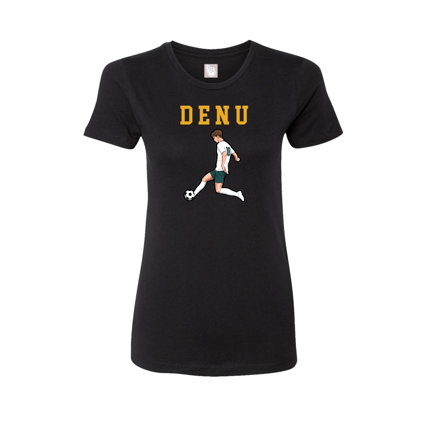 Fitted Women's Tee — Shirsey in Black