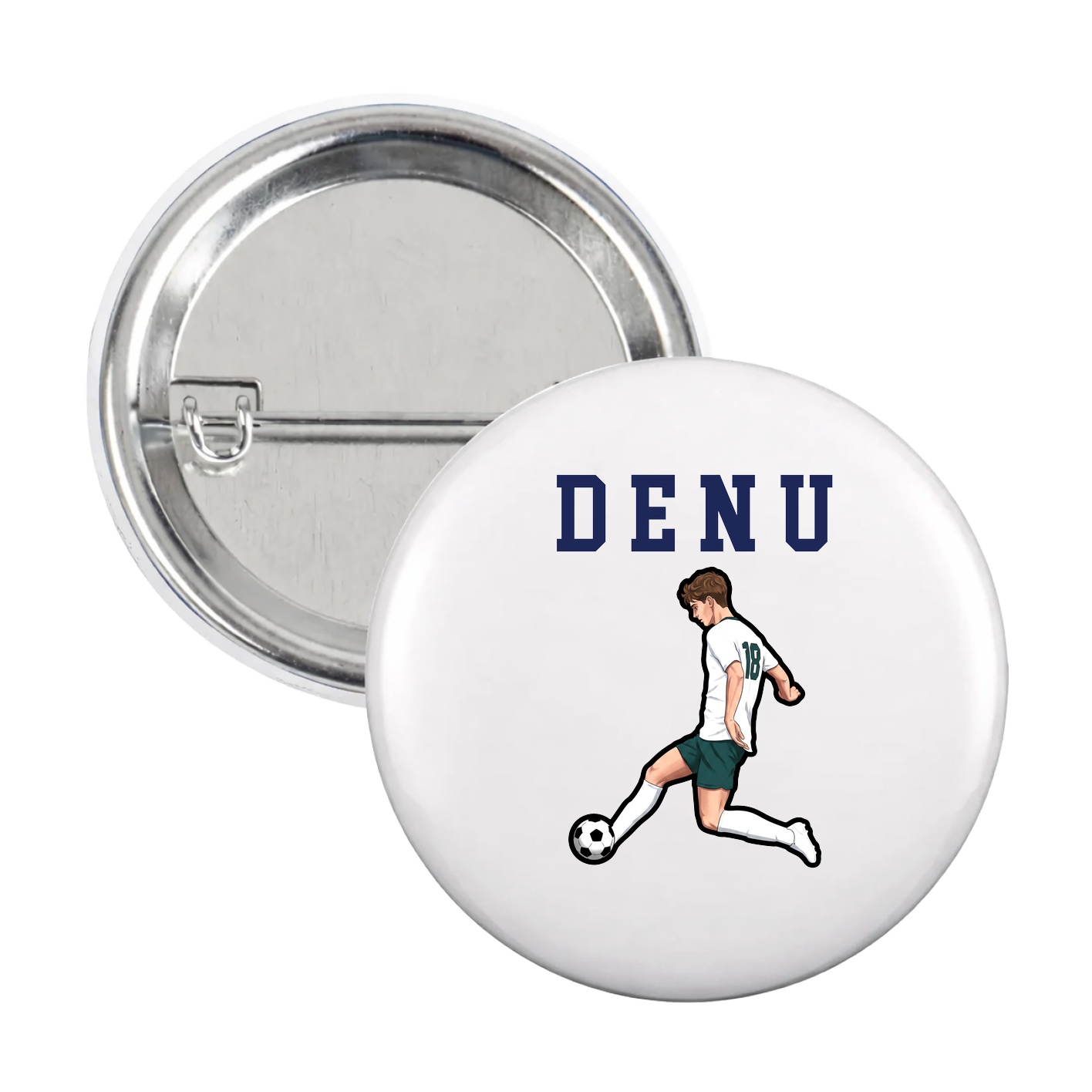 Game Day Button — Shirsey in White