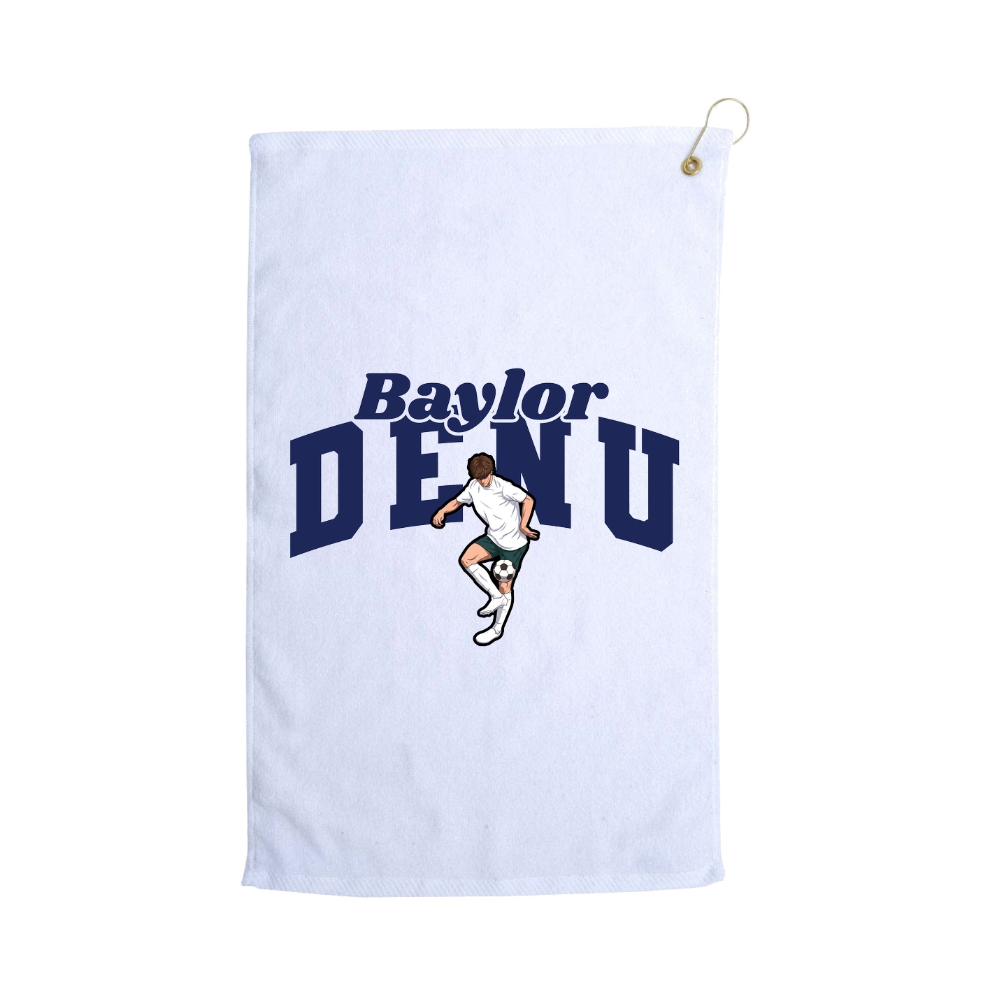 Golf Towel — Signature Arch in White