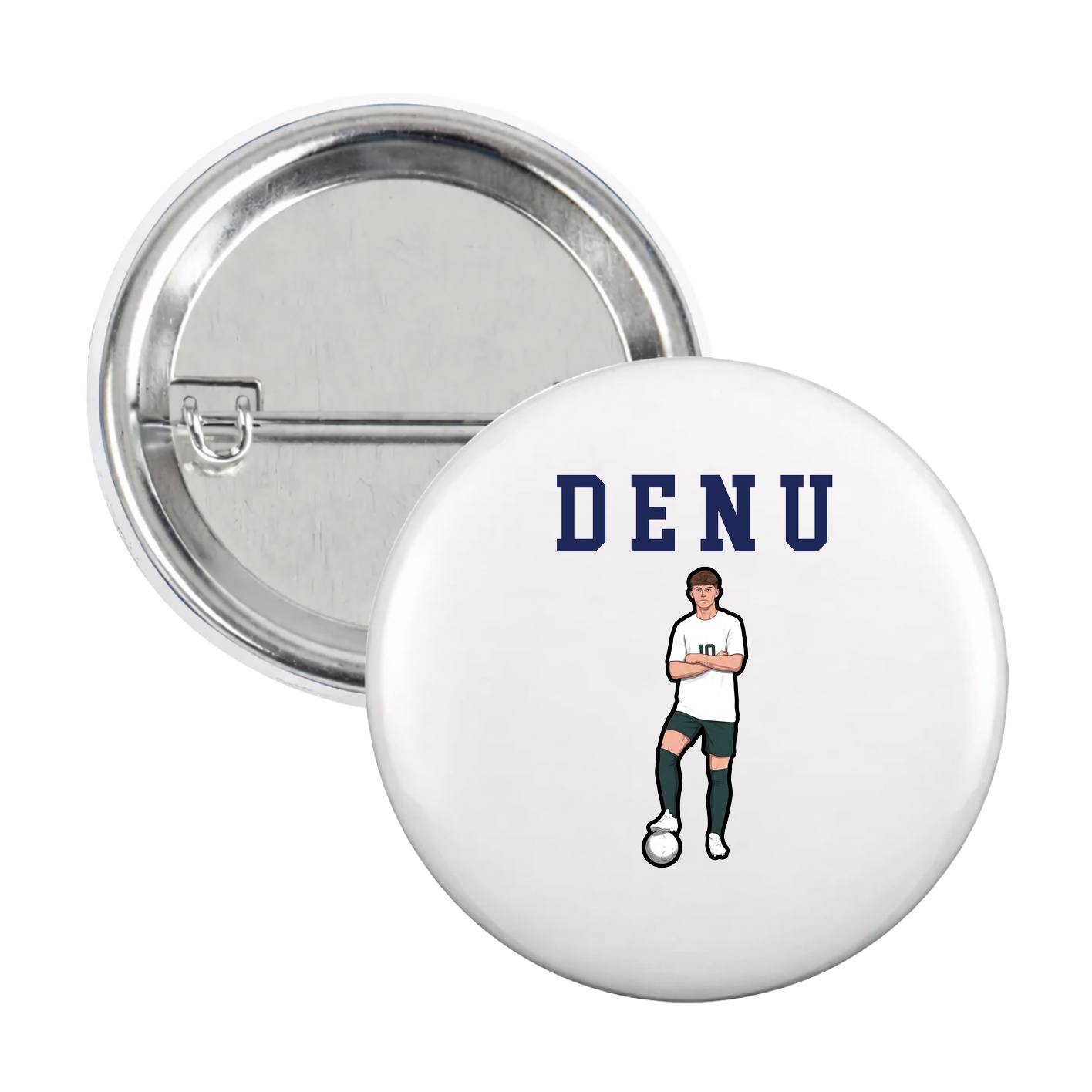 Game Day Button — Shirsey in White