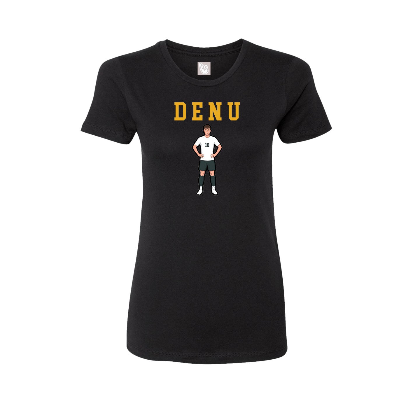 Fitted Women's Tee — Shirsey in Black