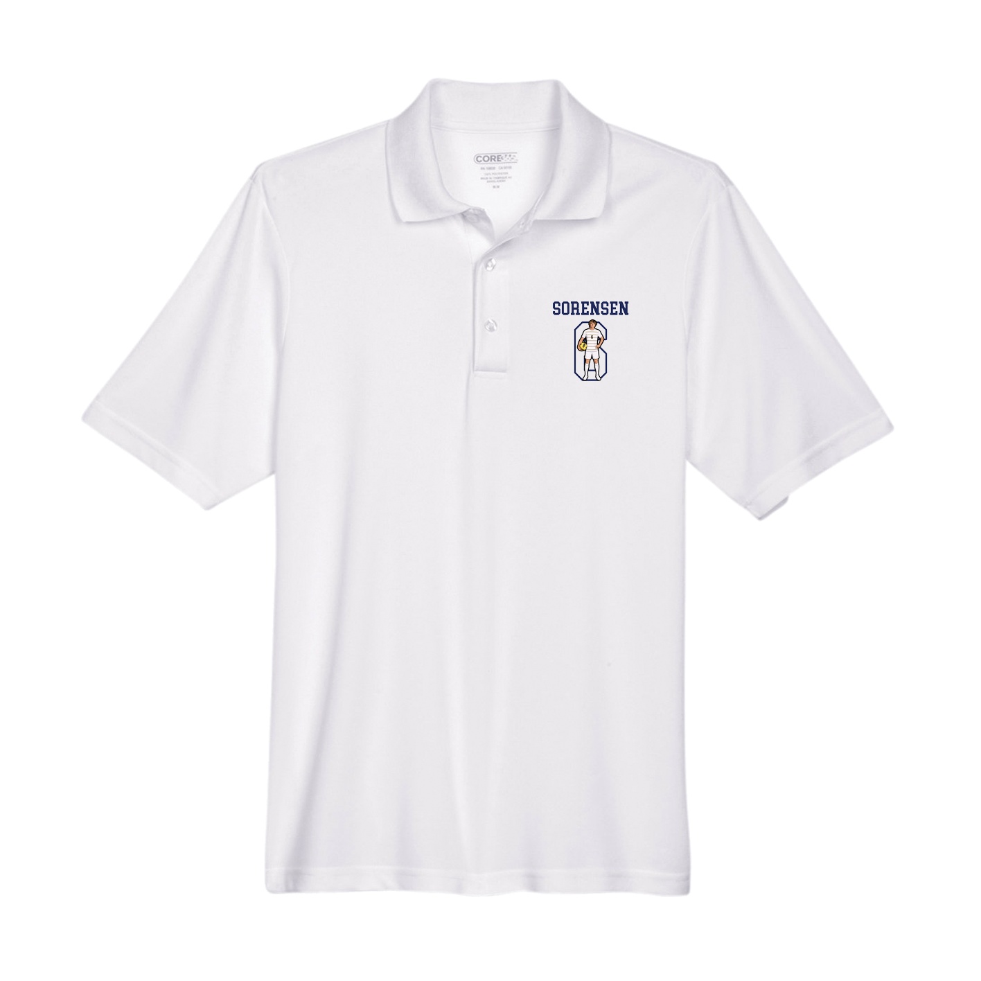 Performance Polo — Shirsey in White