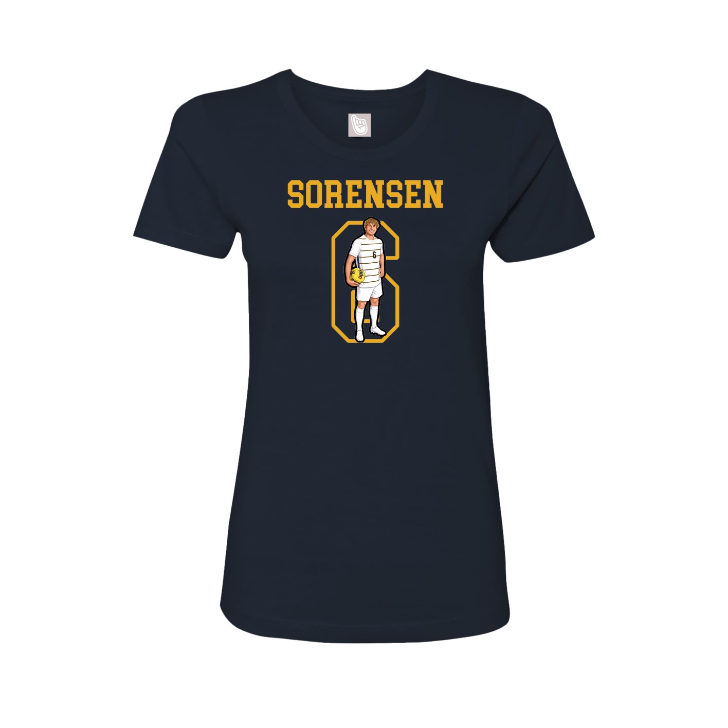 Fitted Women's Tee — Shirsey in Navy