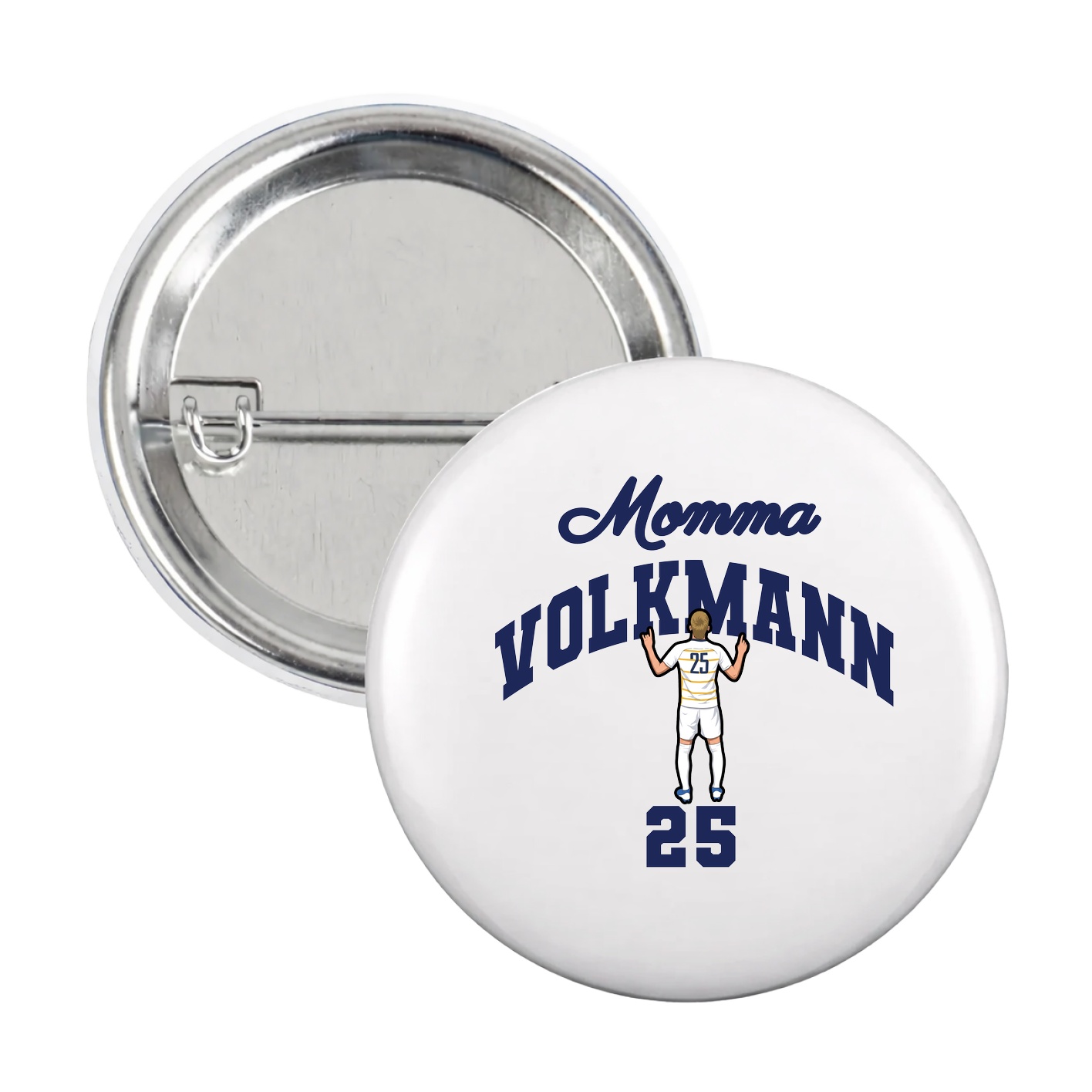Game Day Button — Mothers Day Arch in White