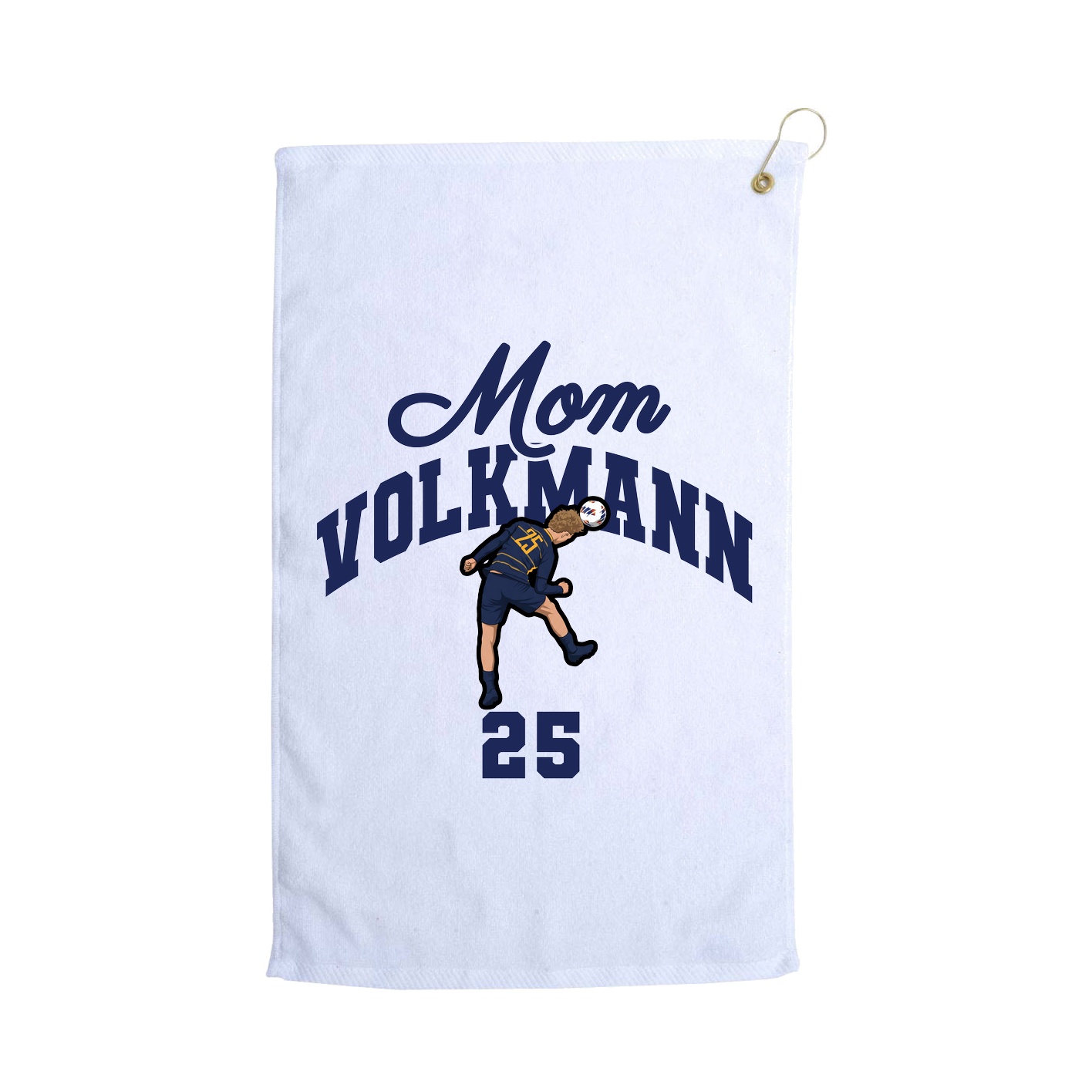 Golf Towel — Mothers Day Arch in White