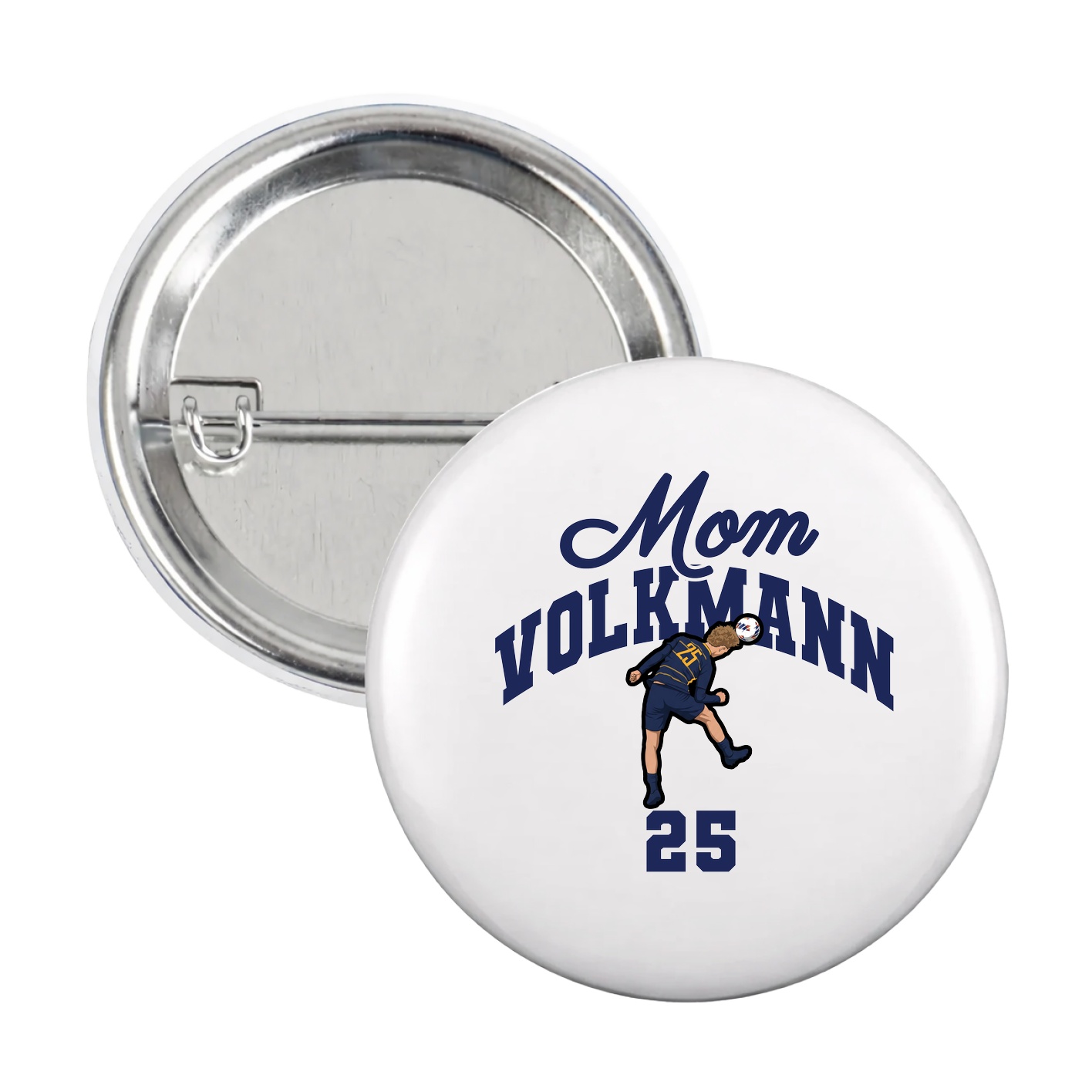 Game Day Button — Mothers Day Arch in White