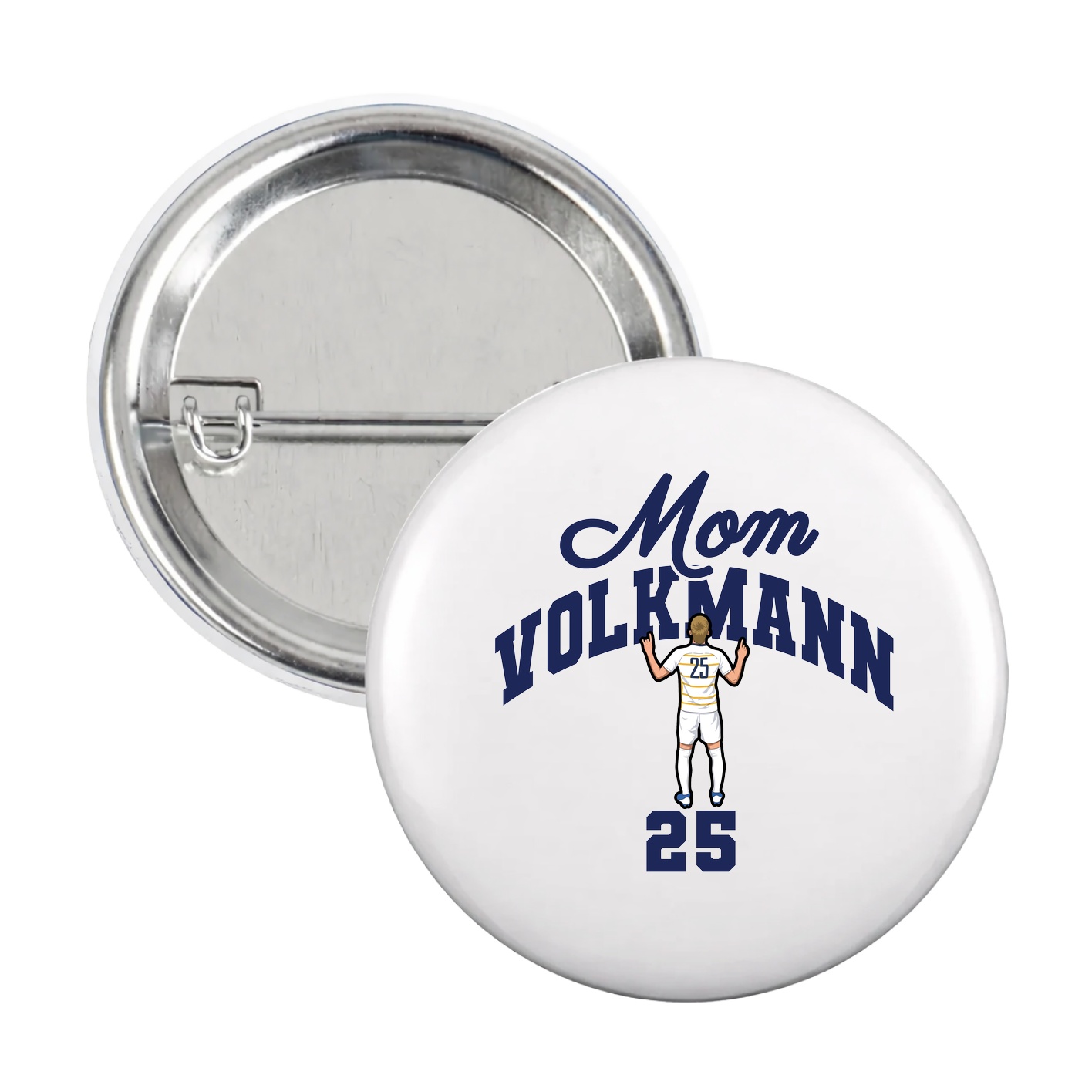 Game Day Button — Mothers Day Arch in White