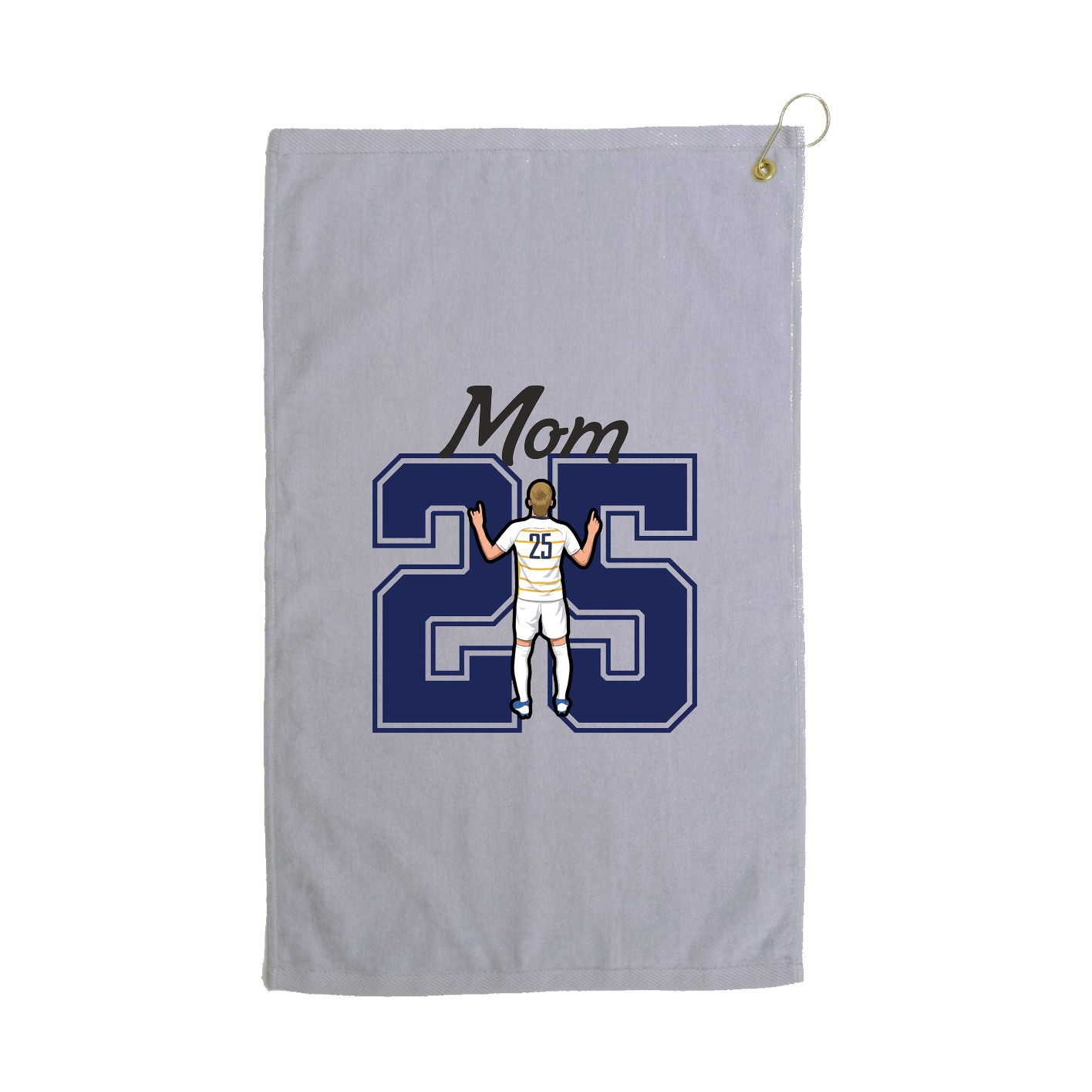 Golf Towel — Mothers Day Shirsey in Grey