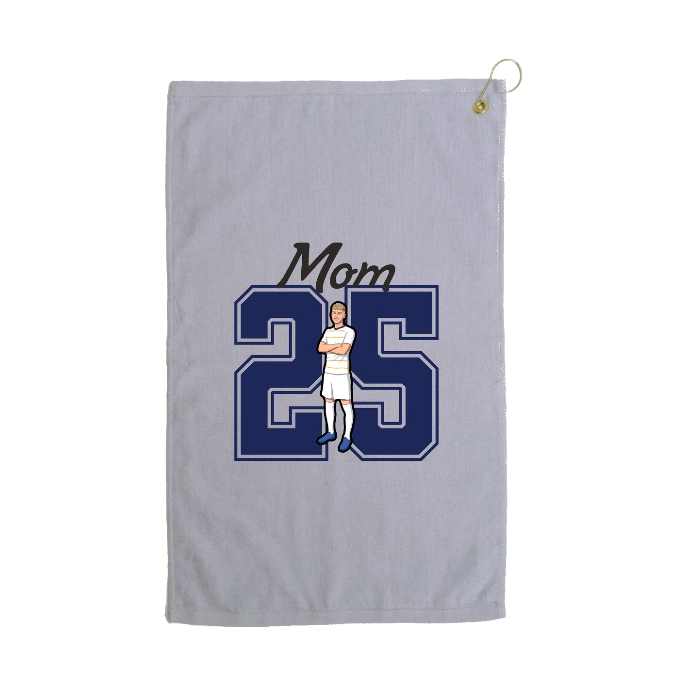 Golf Towel — Mothers Day Shirsey in Grey