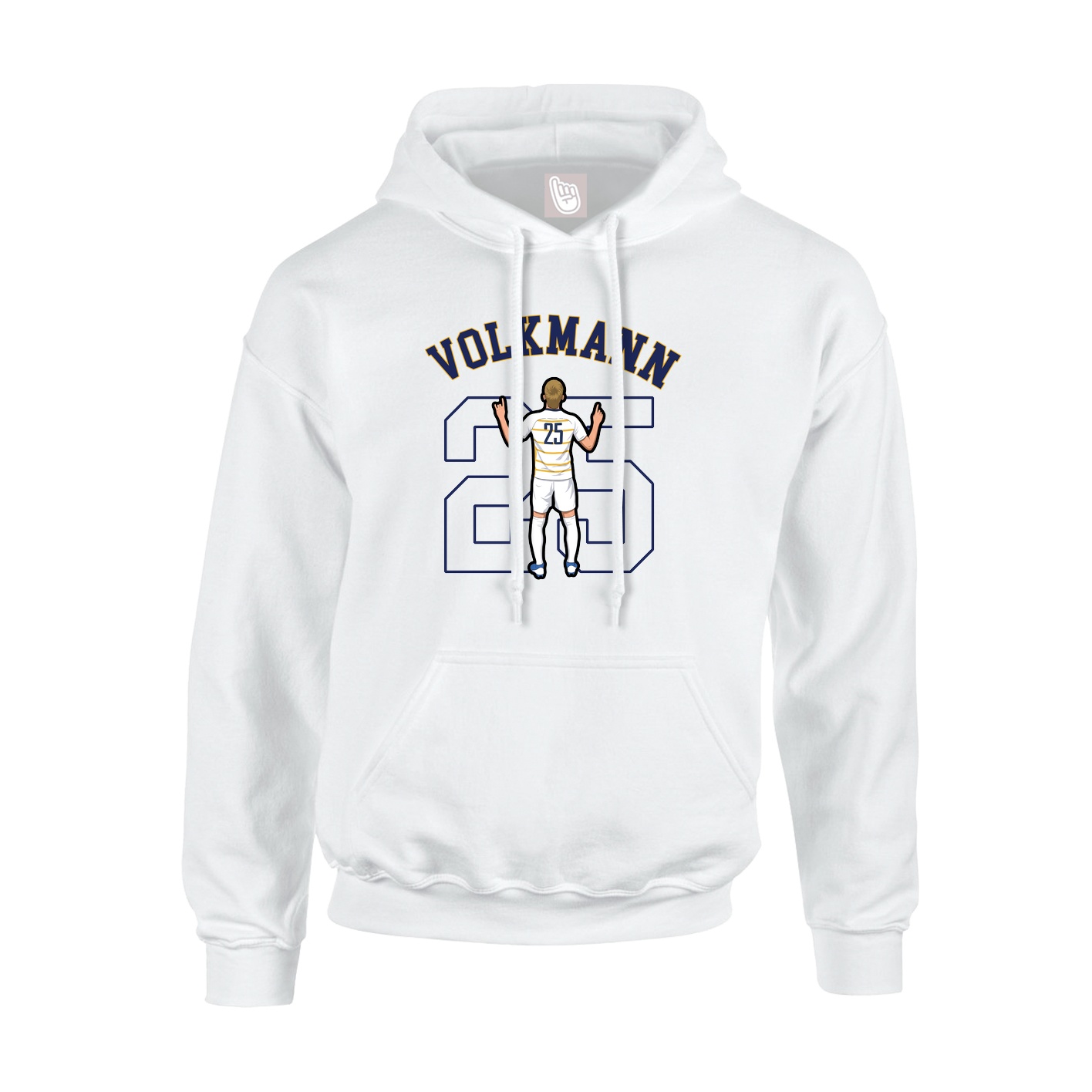 Youth Hoodie — Shirsey Arch in White