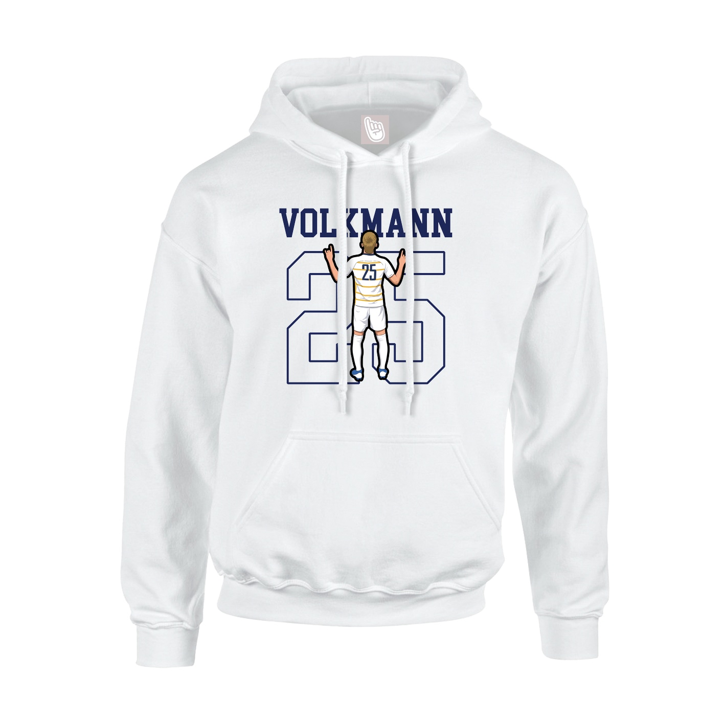 Hoodie — Shirsey in White