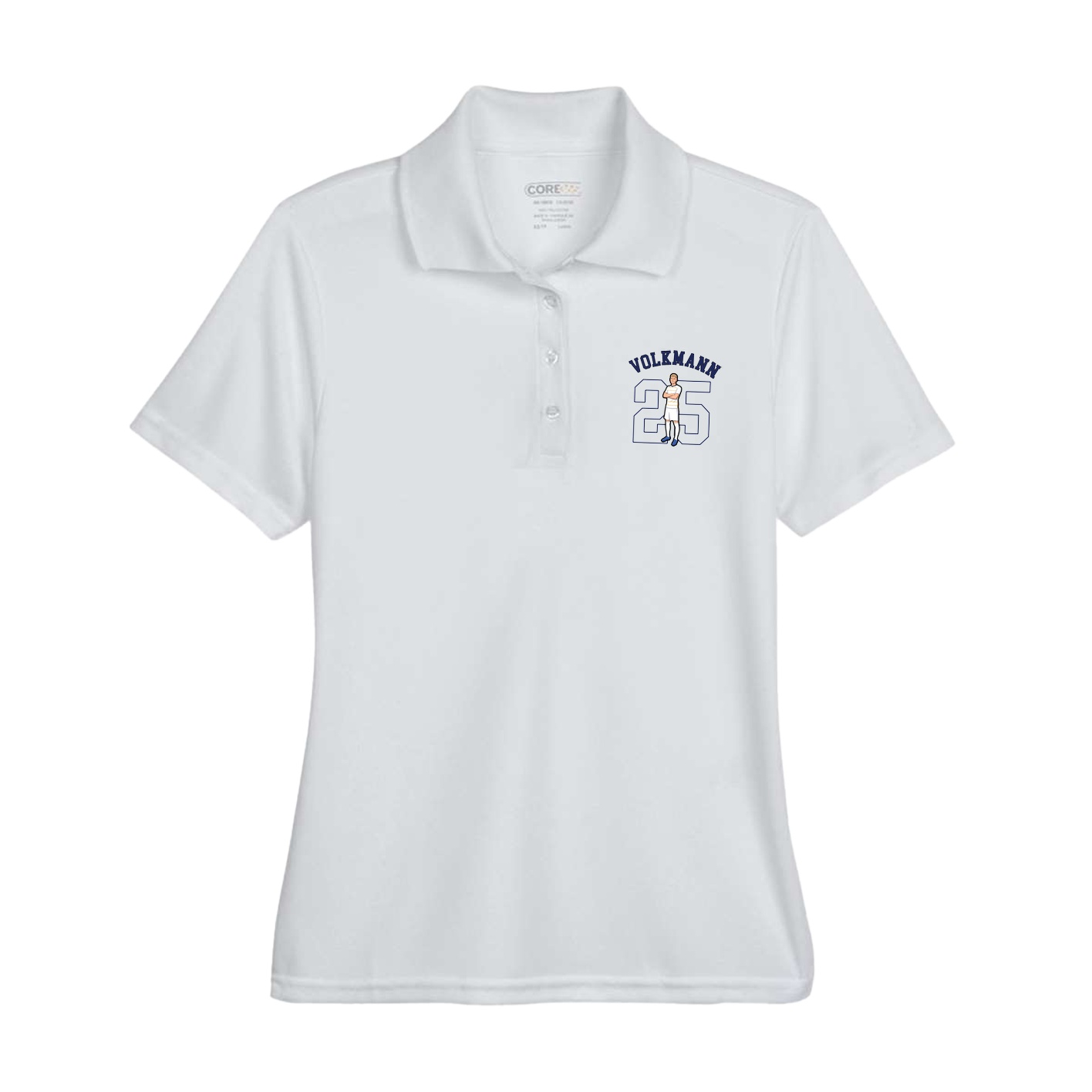 Womens Performance Polo — Shirsey Arch in Grey