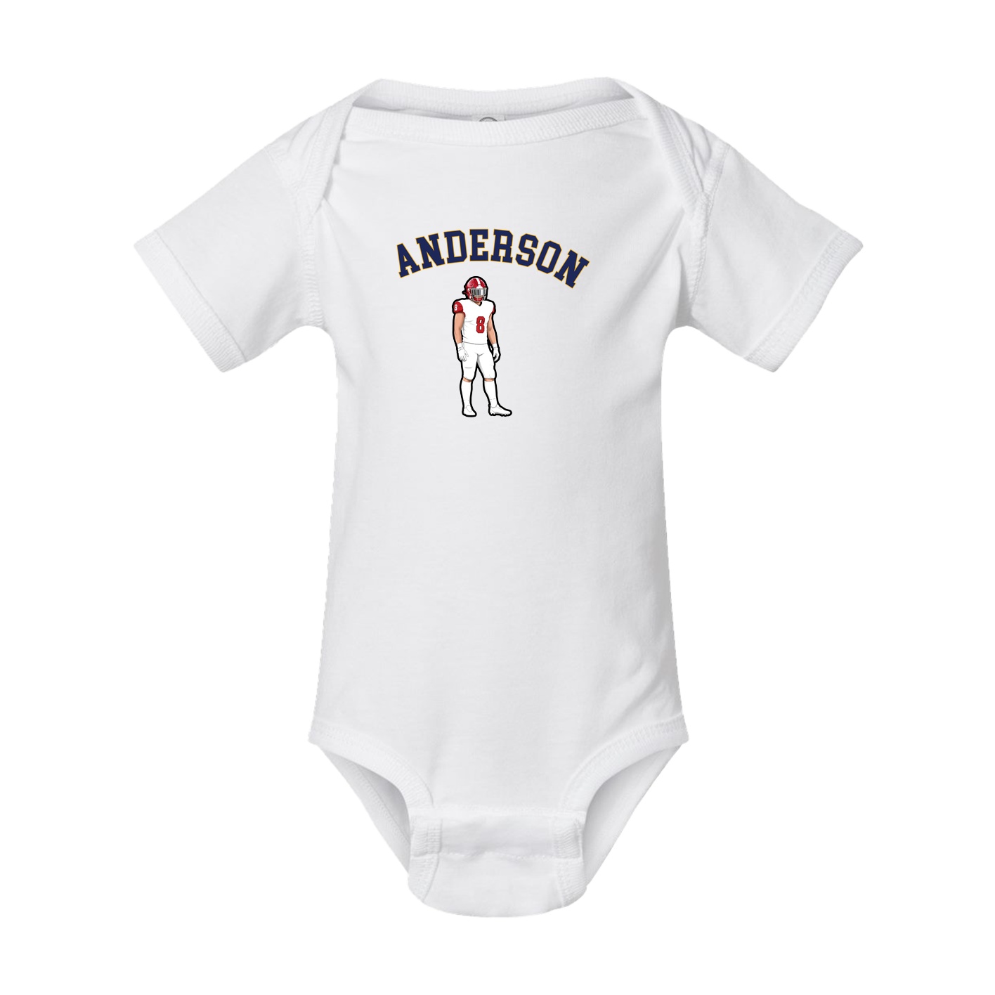 Baby Onesie — Shirsey Arch in White