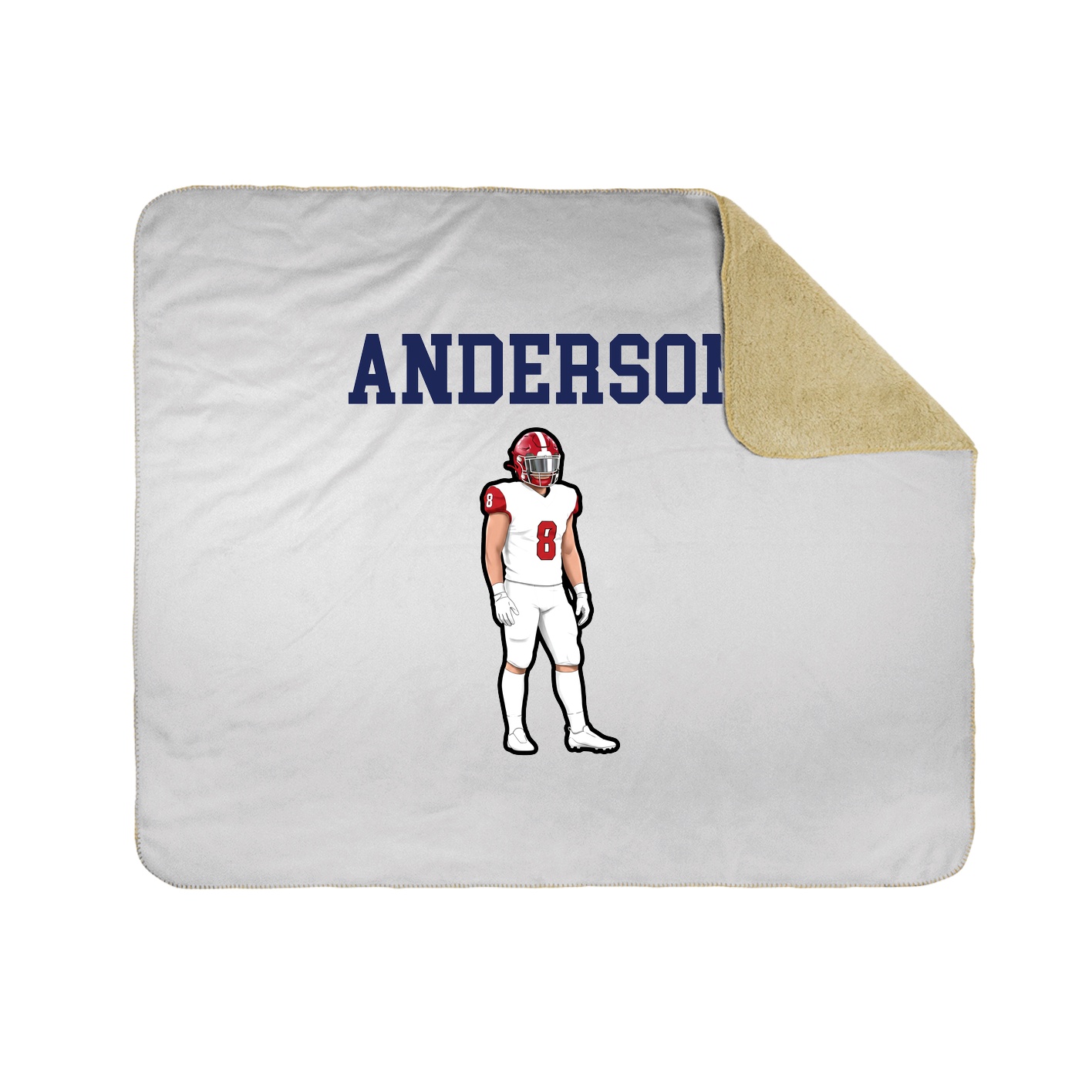 Throw Blanket — Shirsey in White