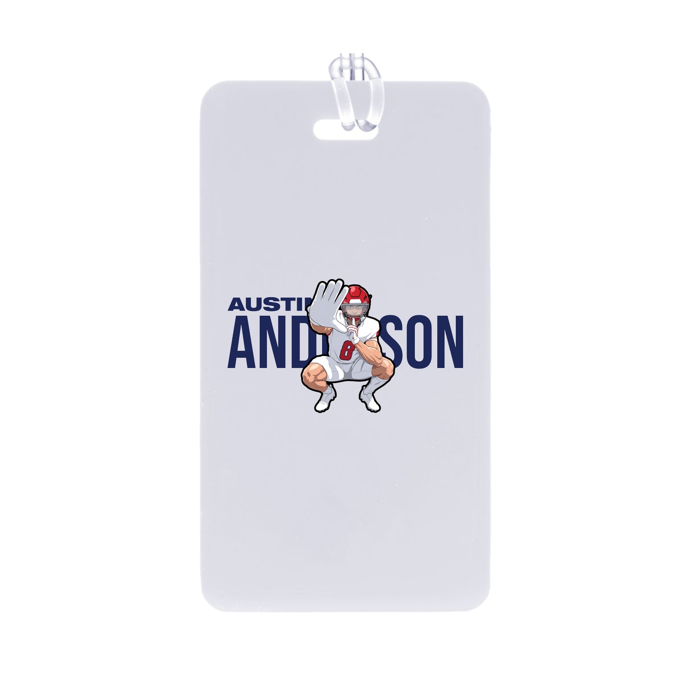 Bag Tag — Player Name in Classic