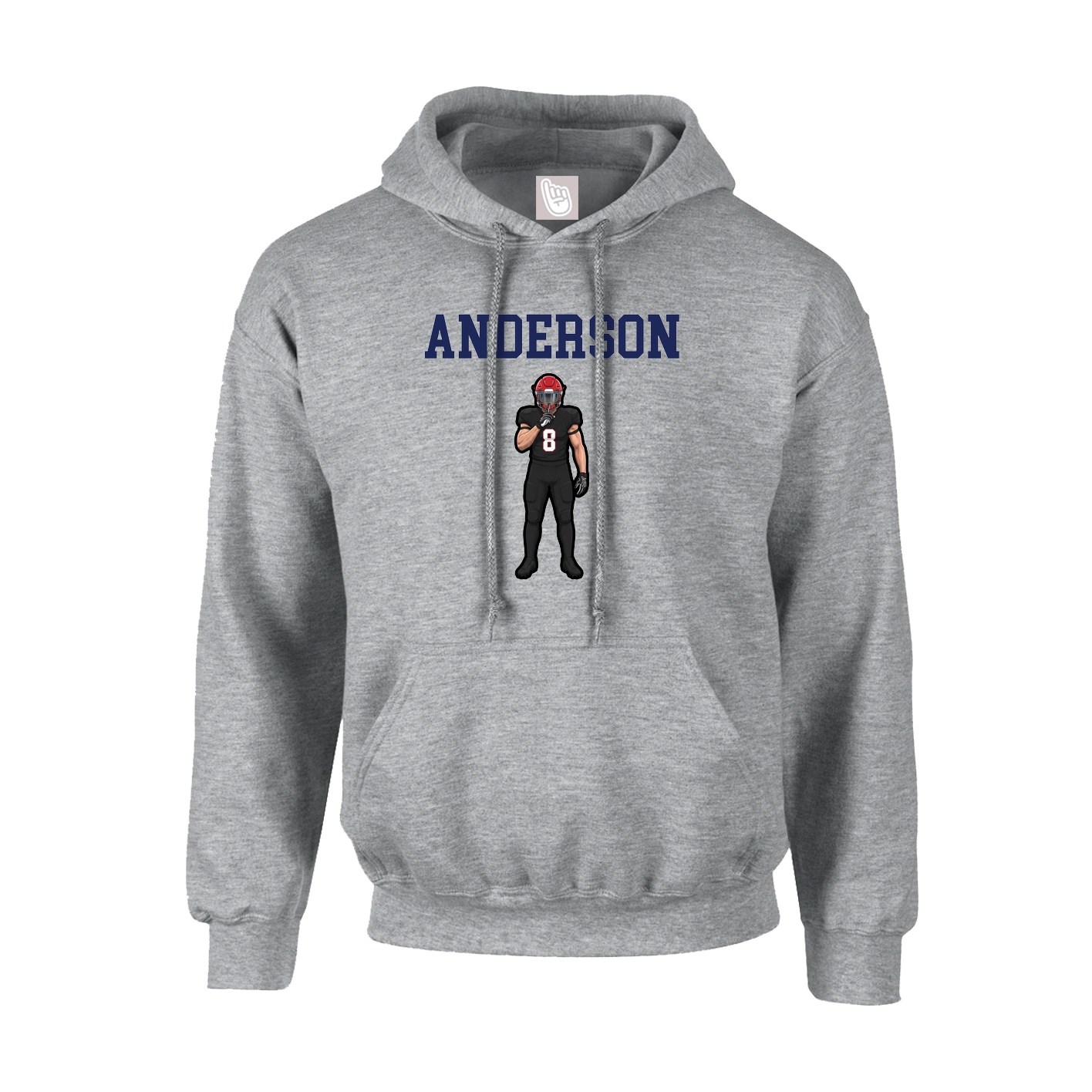 Hoodie — Shirsey in Grey